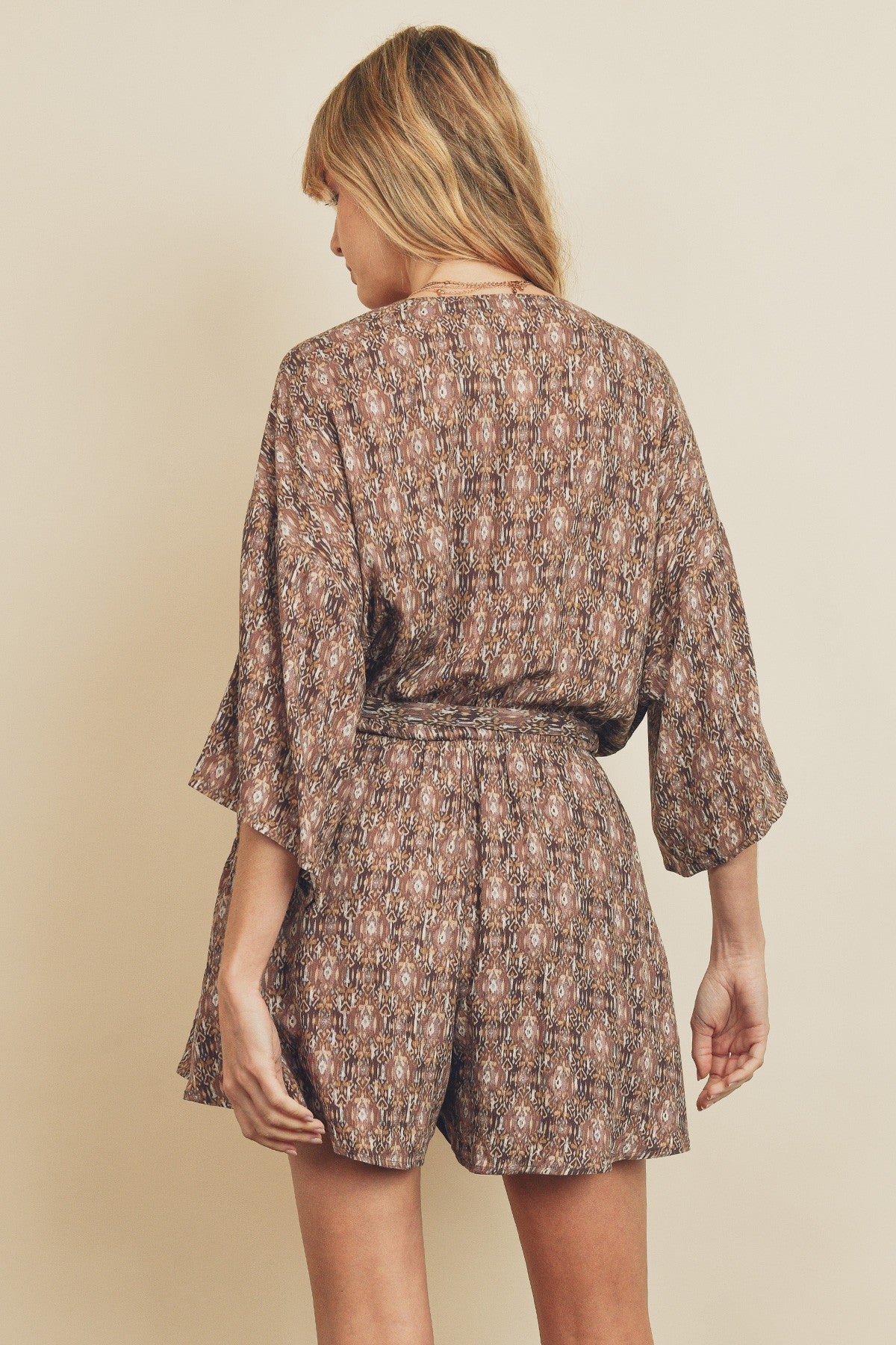 GOLDEN SUN BUTTON UP ROMPER
