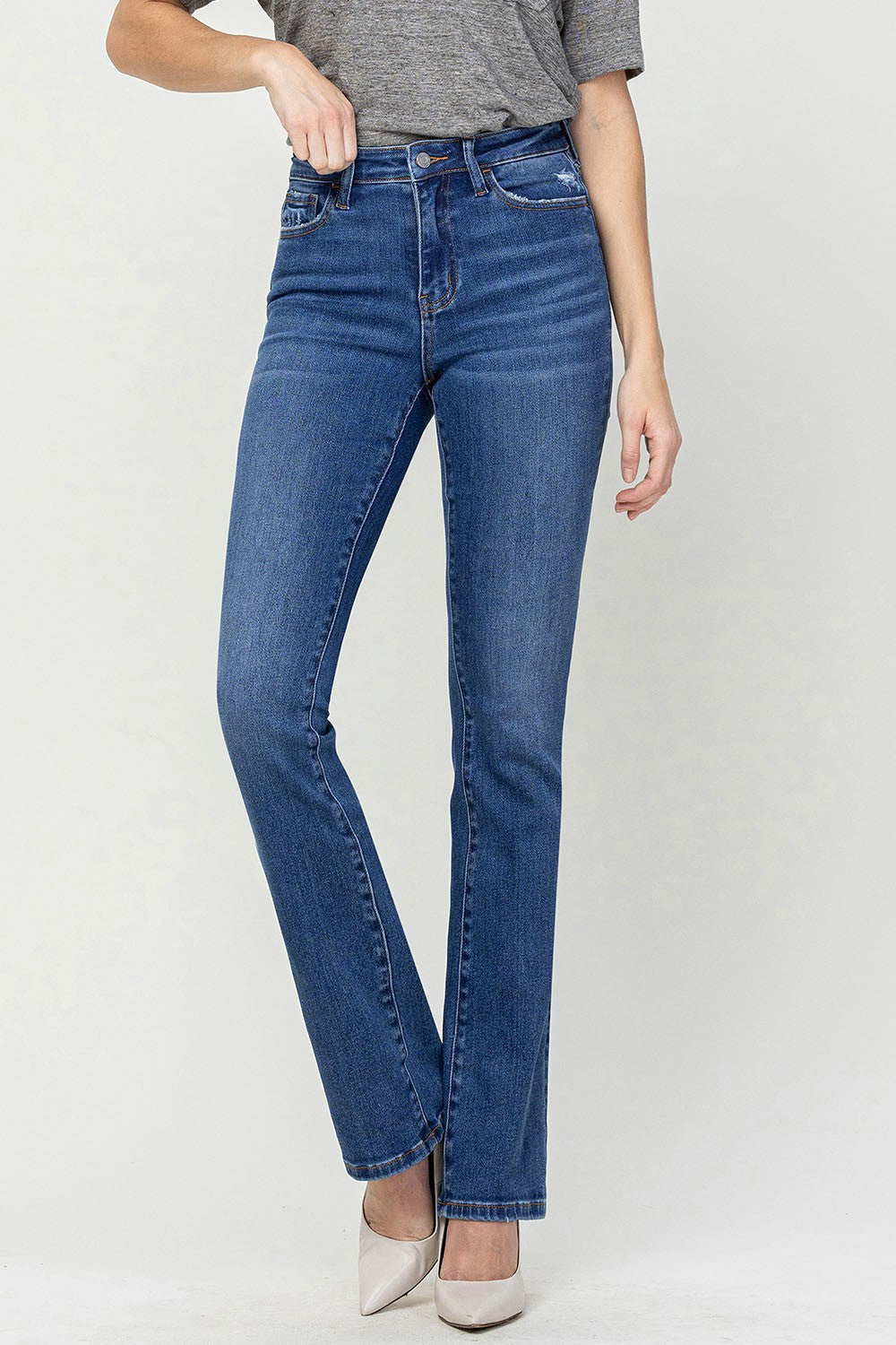 HIGH RISE BOOTCUT JEANS