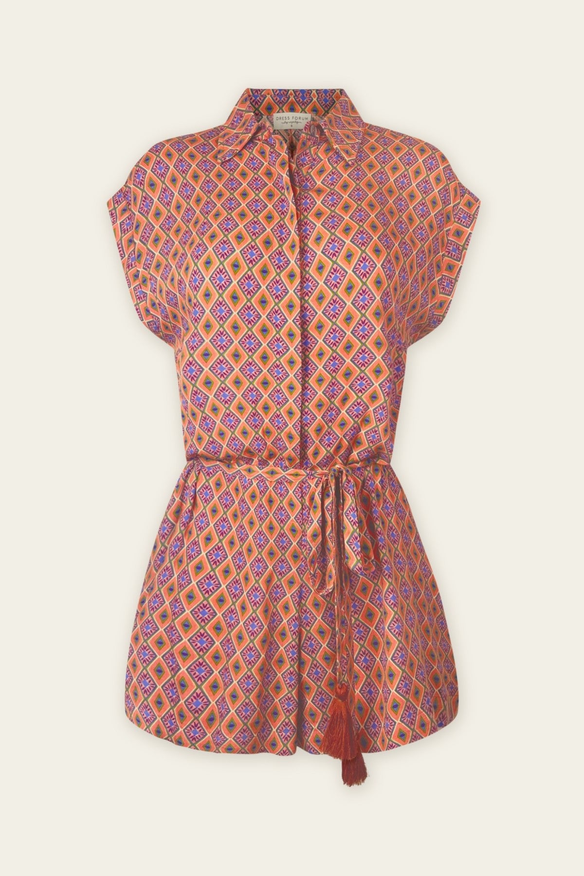 SUN DAZE BUTTON UP ROMPER