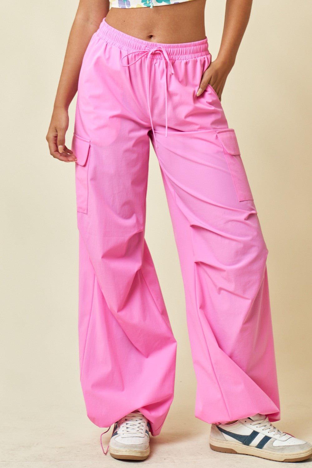 NYLON JOGGER CARGO PANTS
