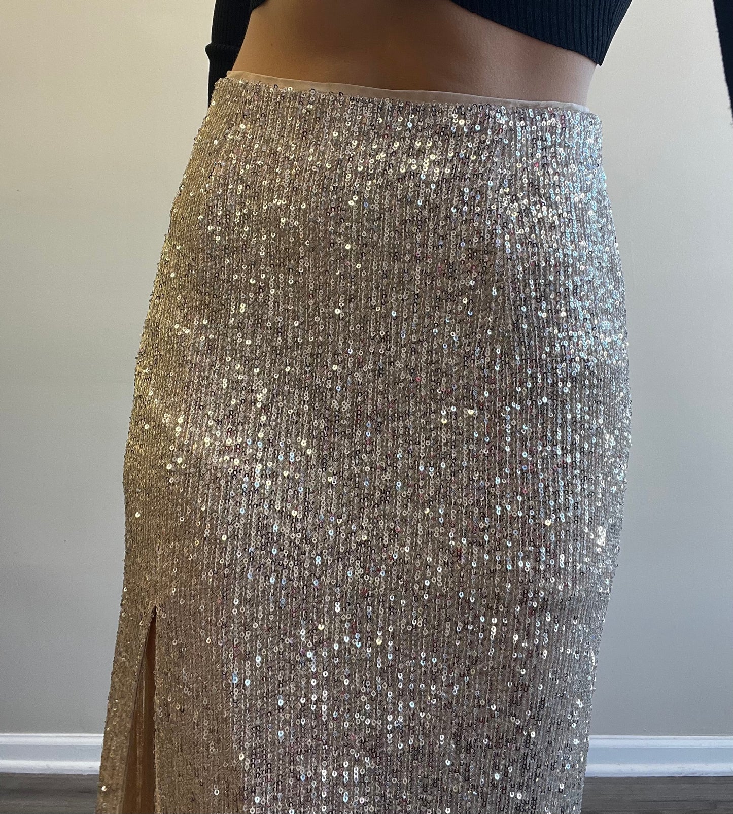 GOLD/SILVER SEQUIN SKIRT