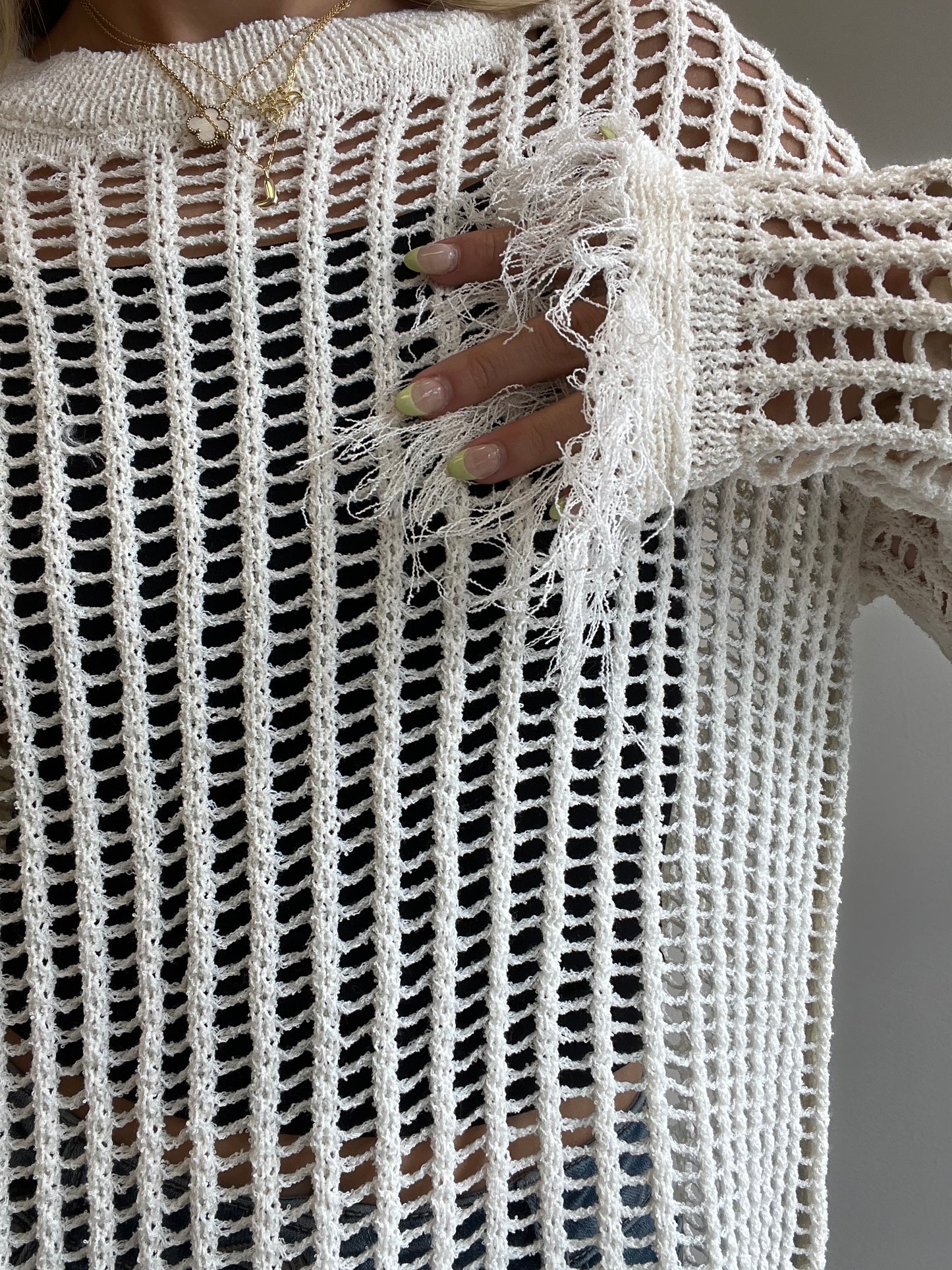 FRINGE DETAIL COVER UP