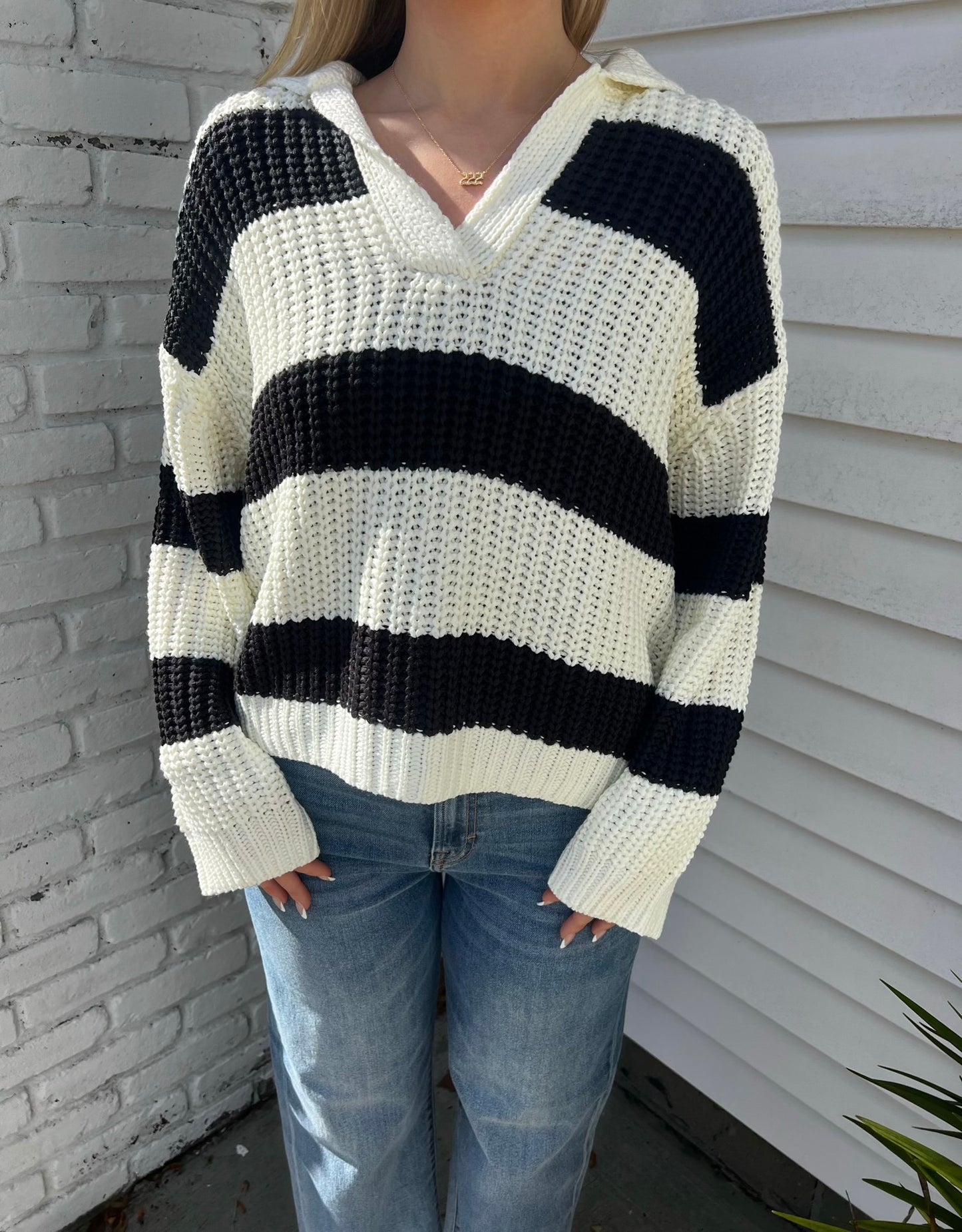 FREDA STRIPE SWEATER