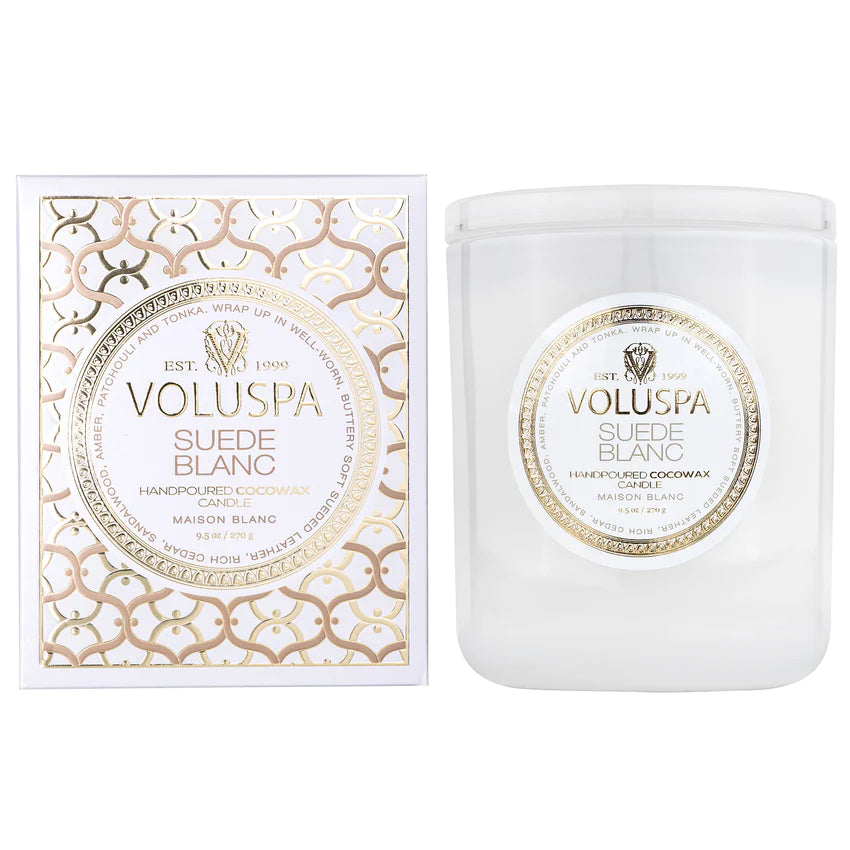 SUEDE BLANC CLASSIC CANDLE