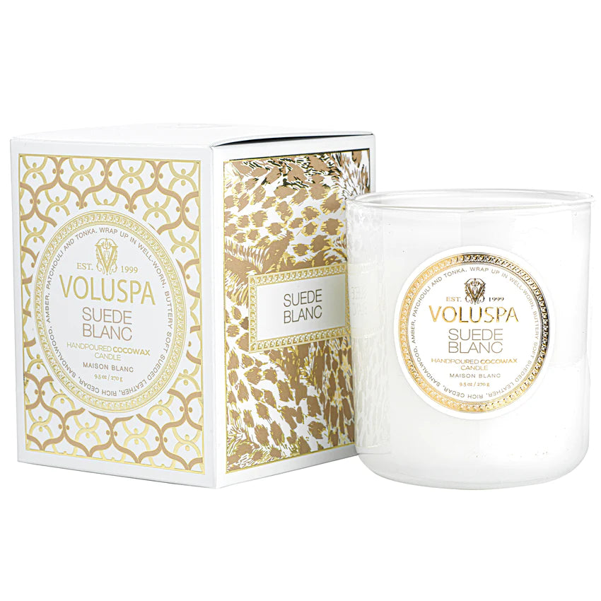 SUEDE BLANC CLASSIC CANDLE