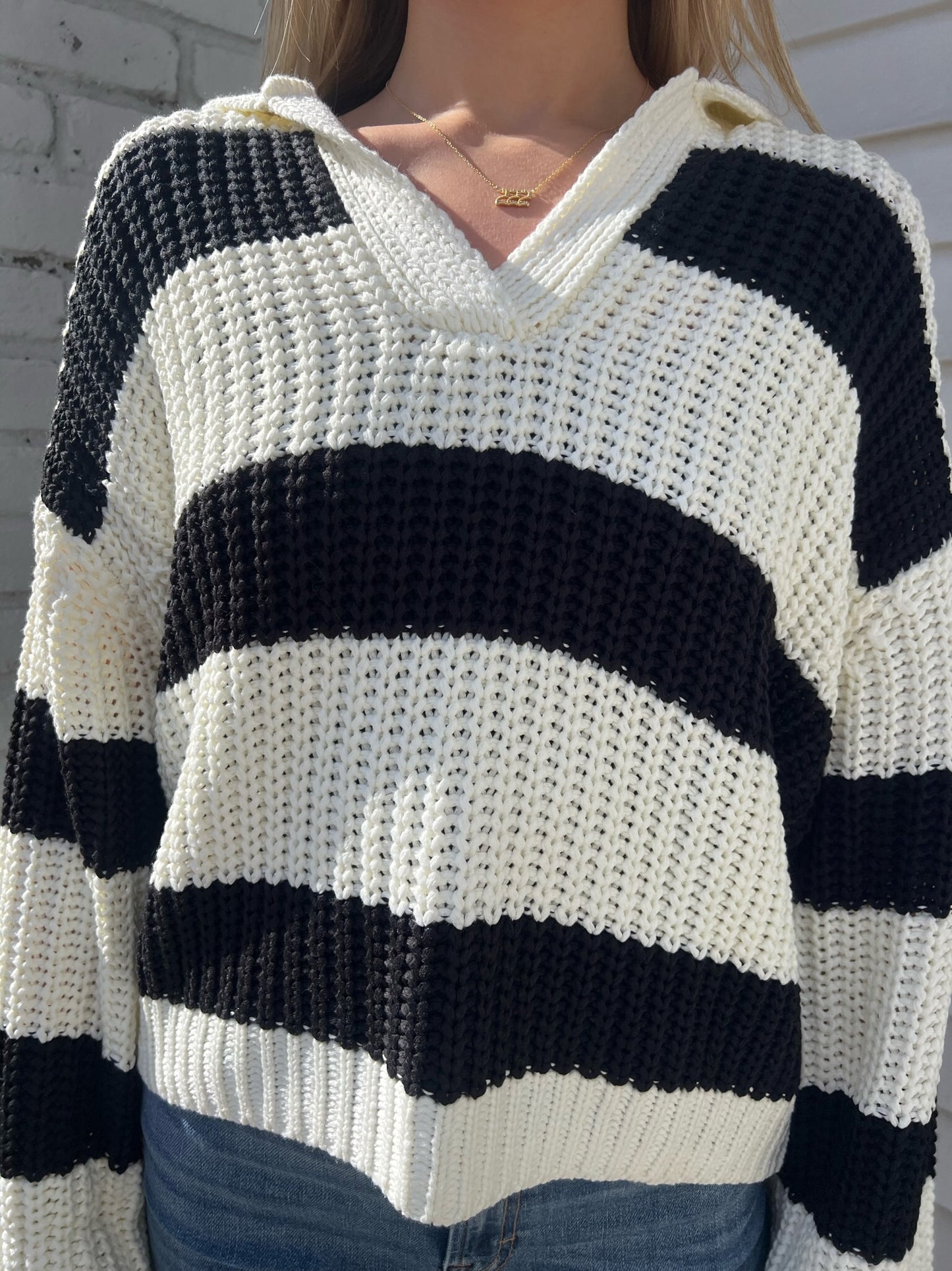 FREDA STRIPE SWEATER