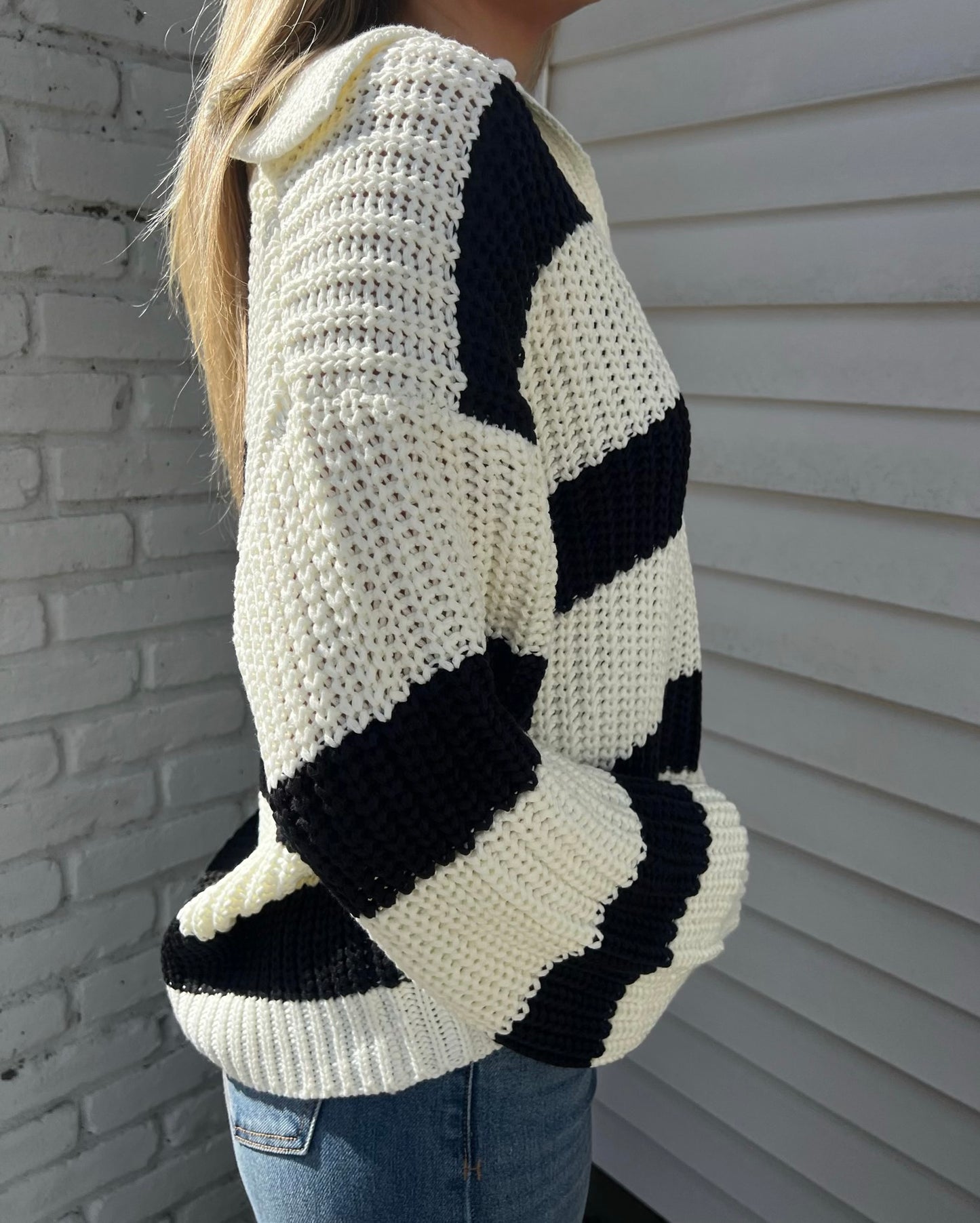FREDA STRIPE SWEATER