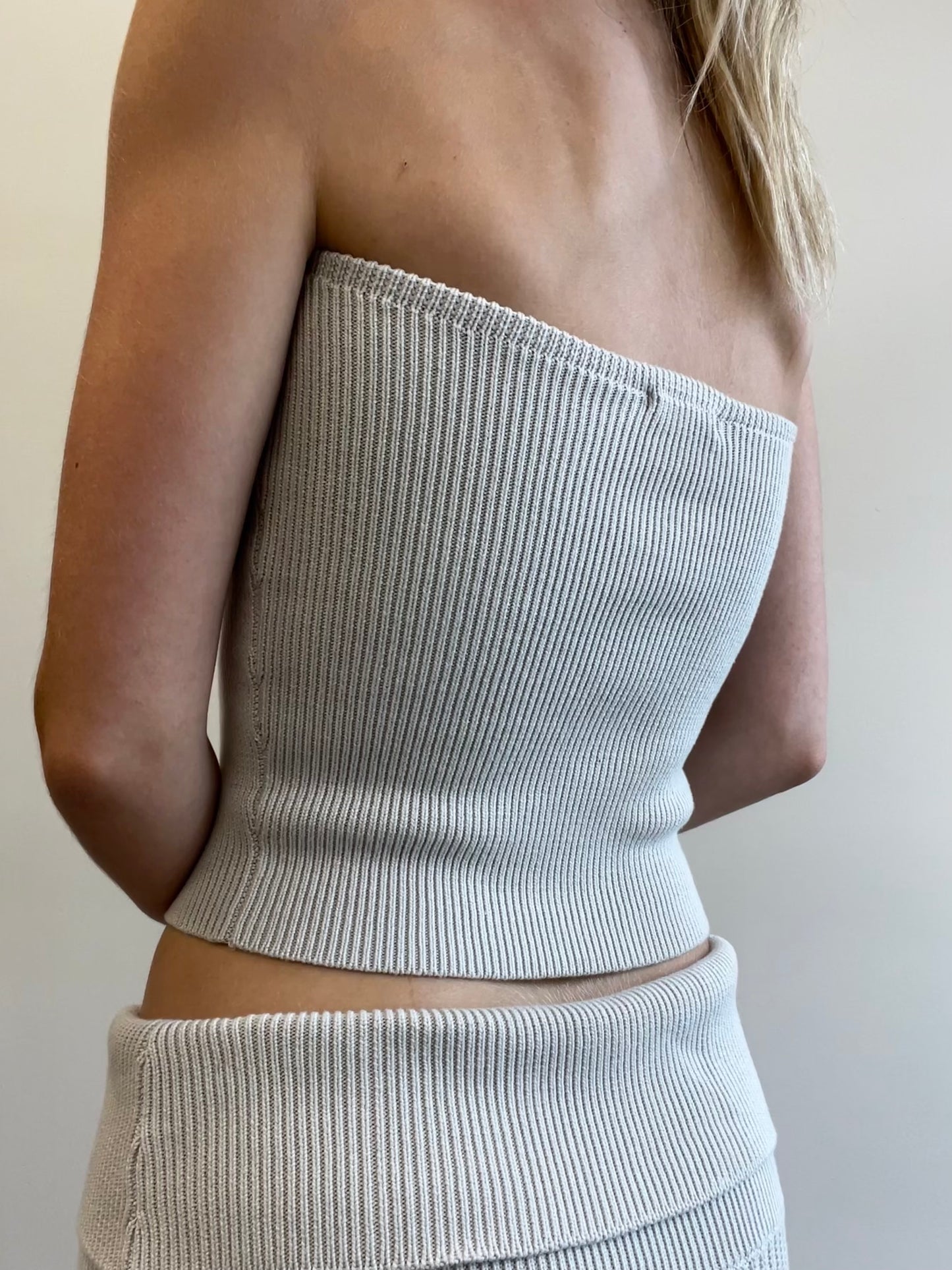BAHAR KNIT TUBE TOP