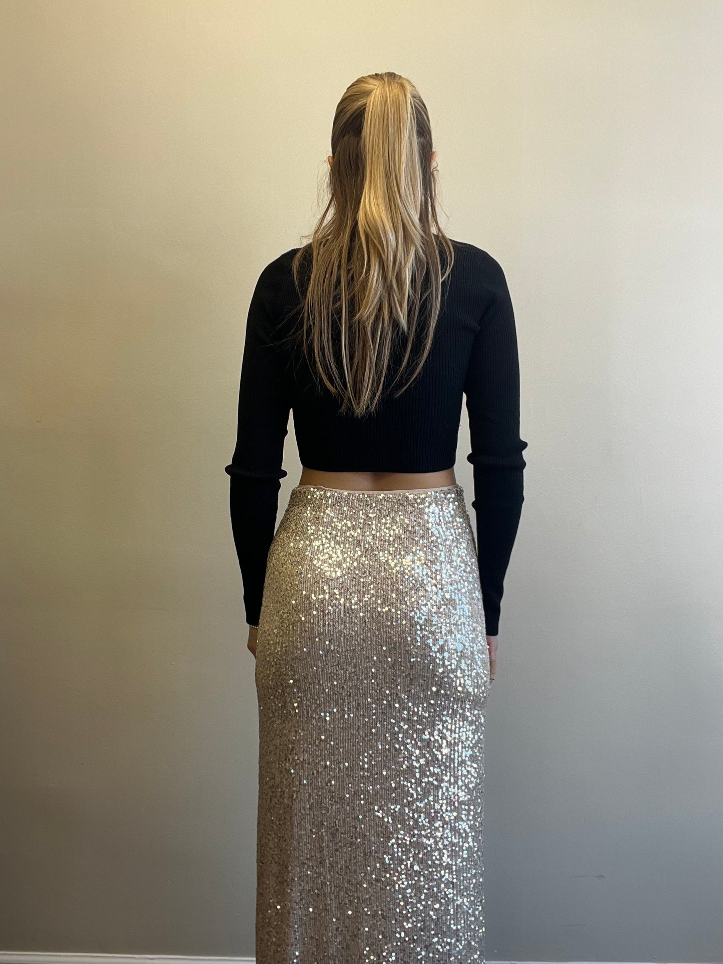 GOLD/SILVER SEQUIN SKIRT