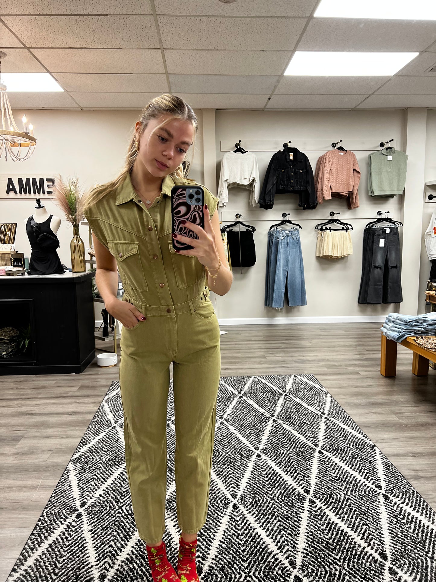 KELSEY WASHED UTILITY JUMPSUIT