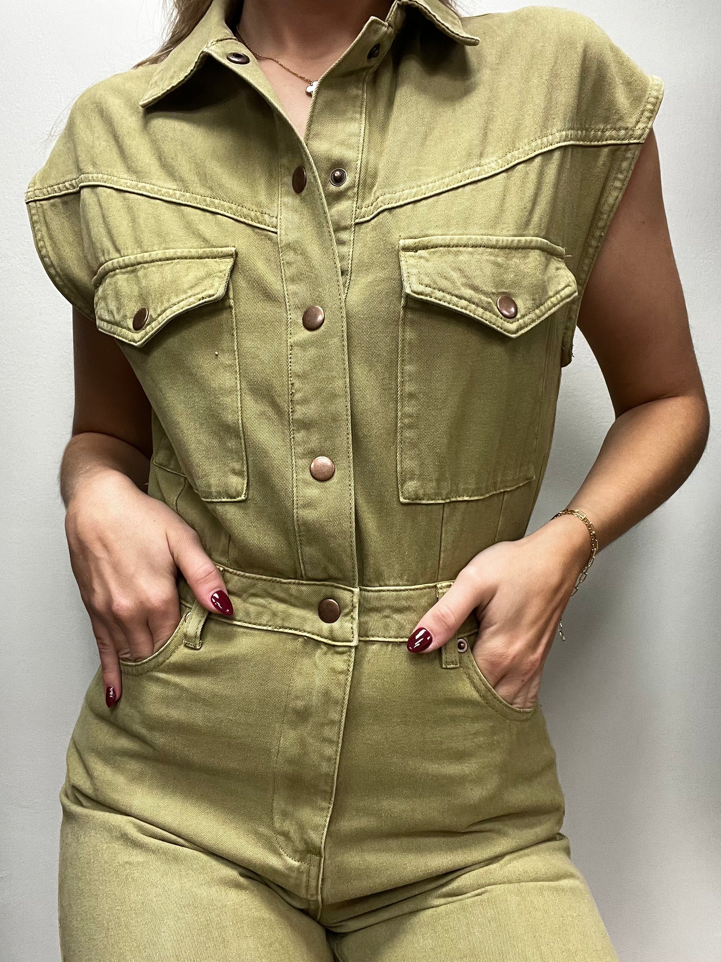 KELSEY WASHED UTILITY JUMPSUIT