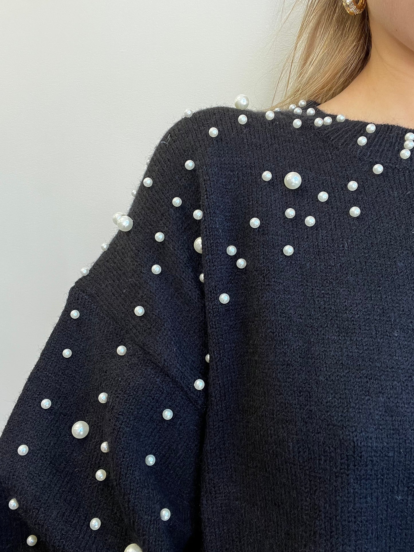 PEARL POINT SWEATER DRESS