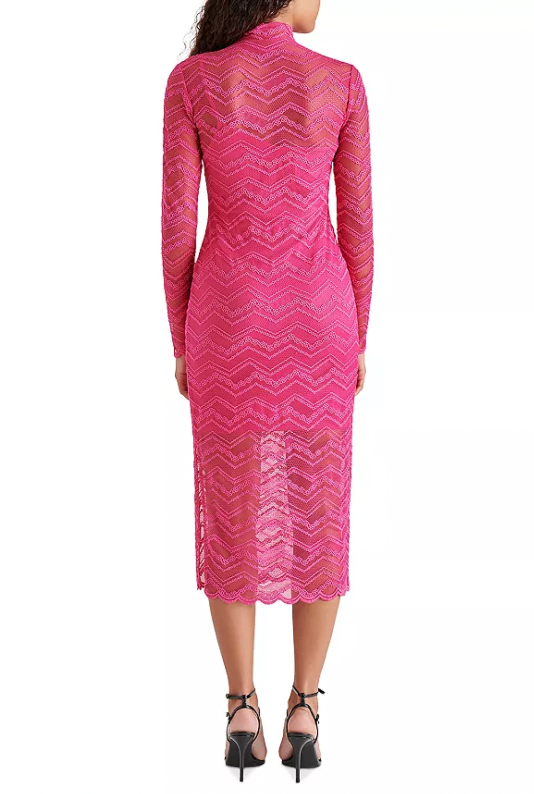 VIVIENNE LACE MESH DRESS