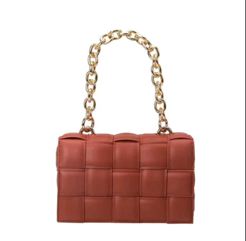 ANYA VEGAN LEATHER SHOULDER BAG