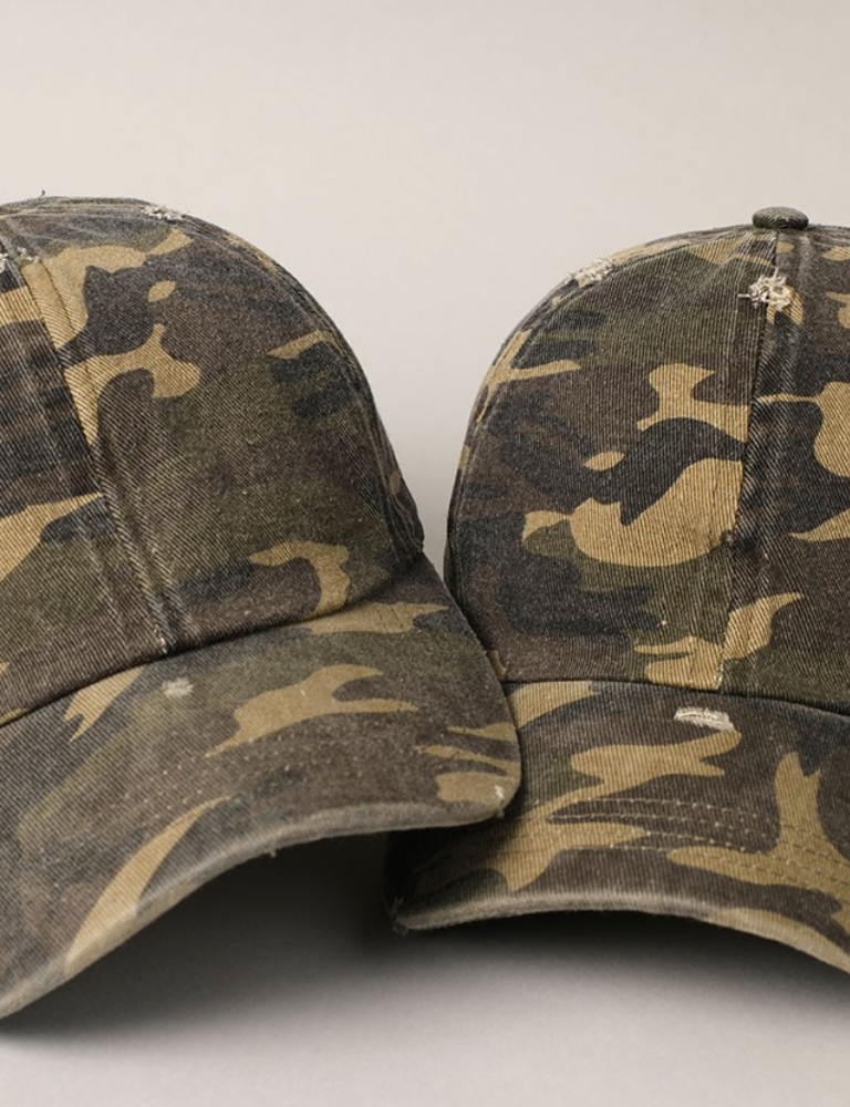 CAMO BASEBALL HAT
