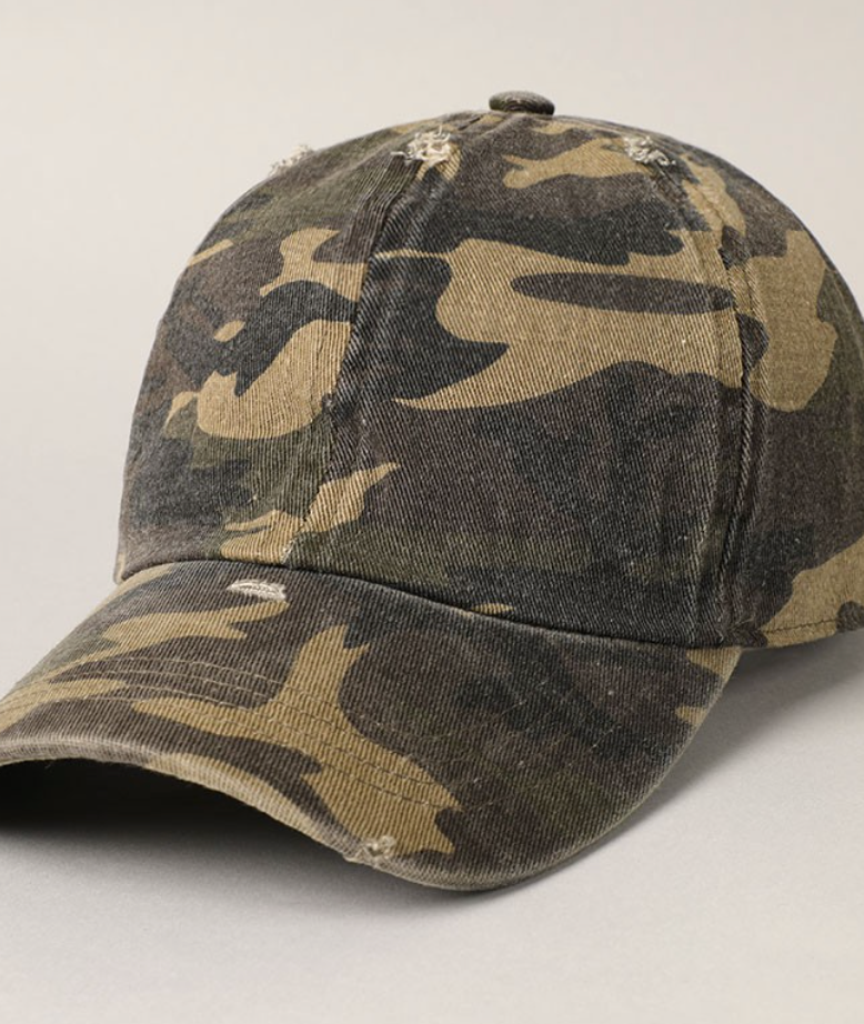 CAMO BASEBALL HAT