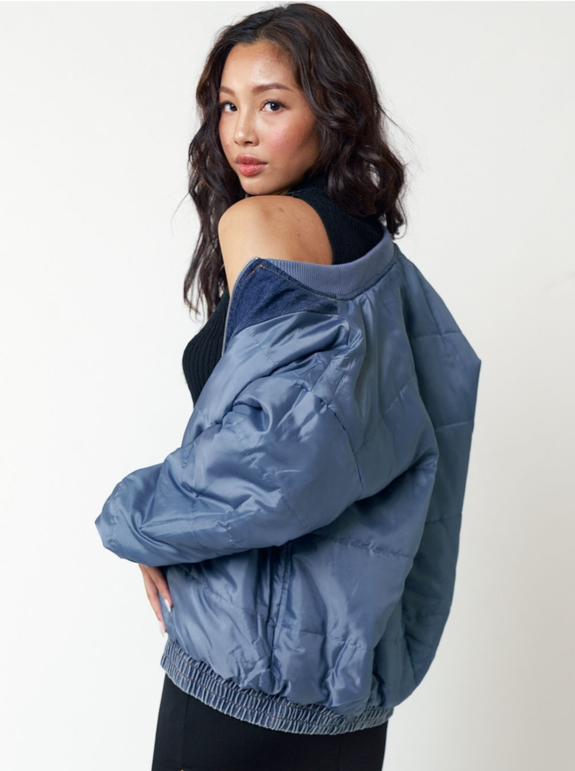 CARGO DENIM OVERSIZED JACKET