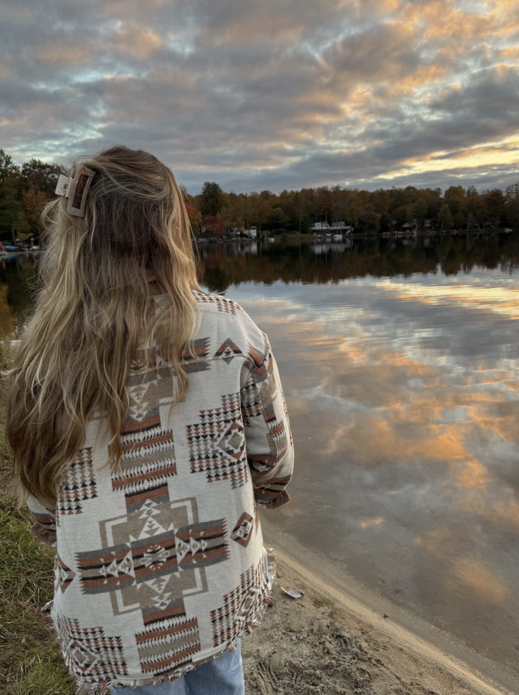 AZTEC PRINT SHACKET