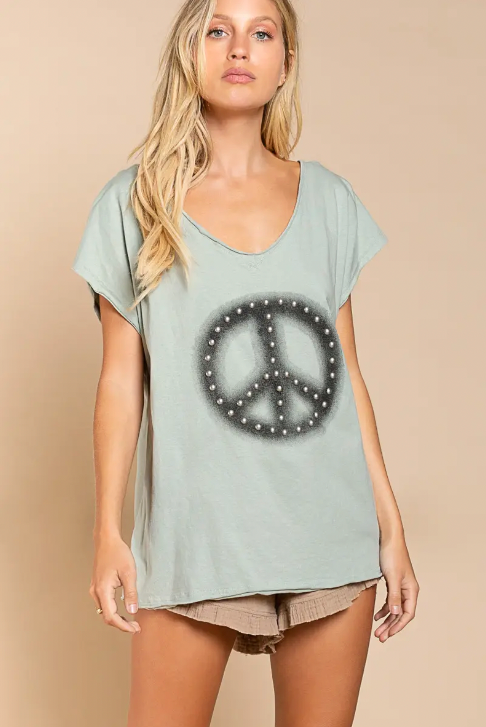 PEACE SIGN TEE