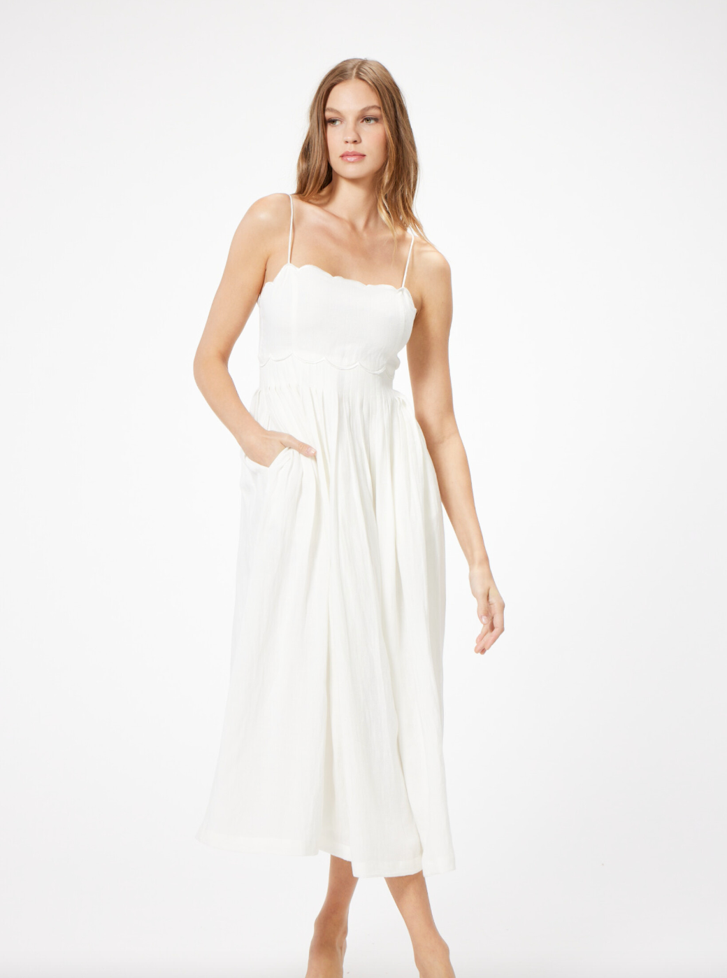 CLOUD LACE UP DRESS