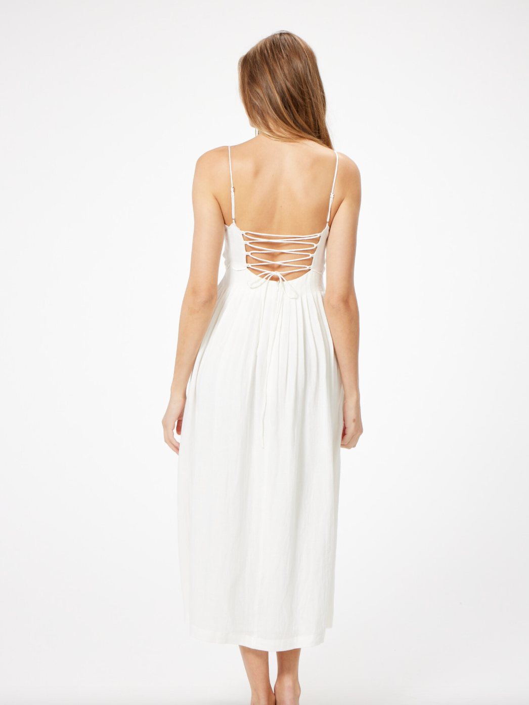 CLOUD LACE UP DRESS