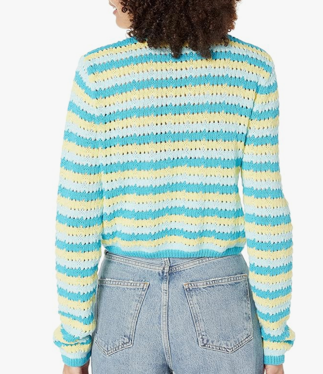 CROP CROCHET CARDIGAN