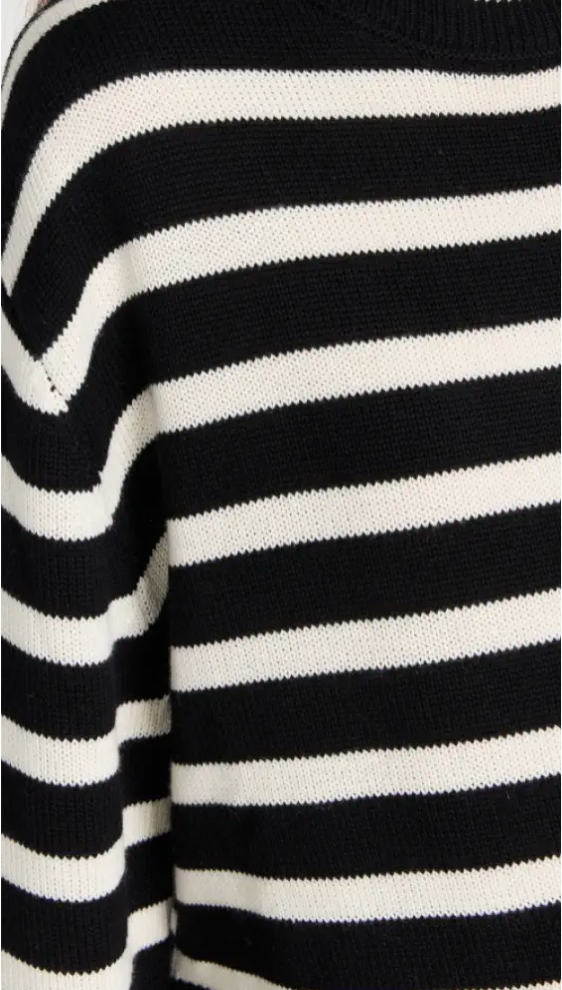 STRIPE TURTLE NECK