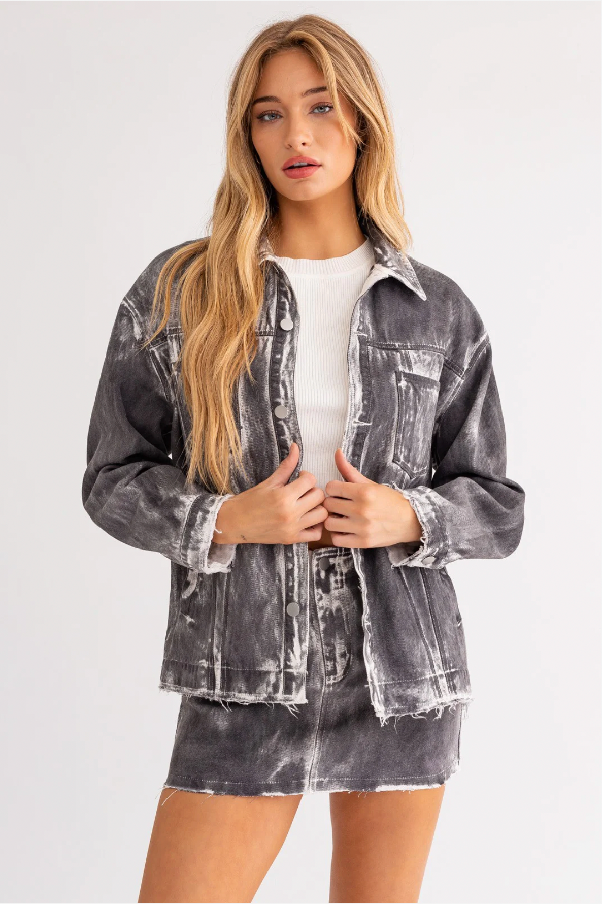 VINTAGE WASHED OVERSIZED JACKET