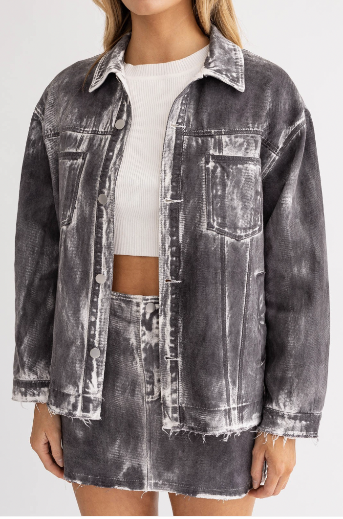 VINTAGE WASHED OVERSIZED JACKET