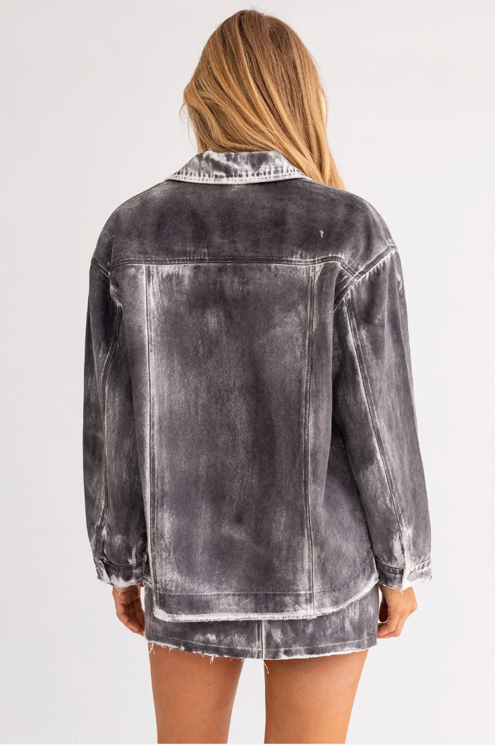 VINTAGE WASHED OVERSIZED JACKET