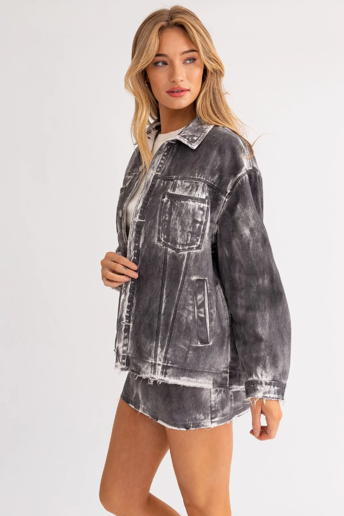 VINTAGE WASHED OVERSIZED JACKET