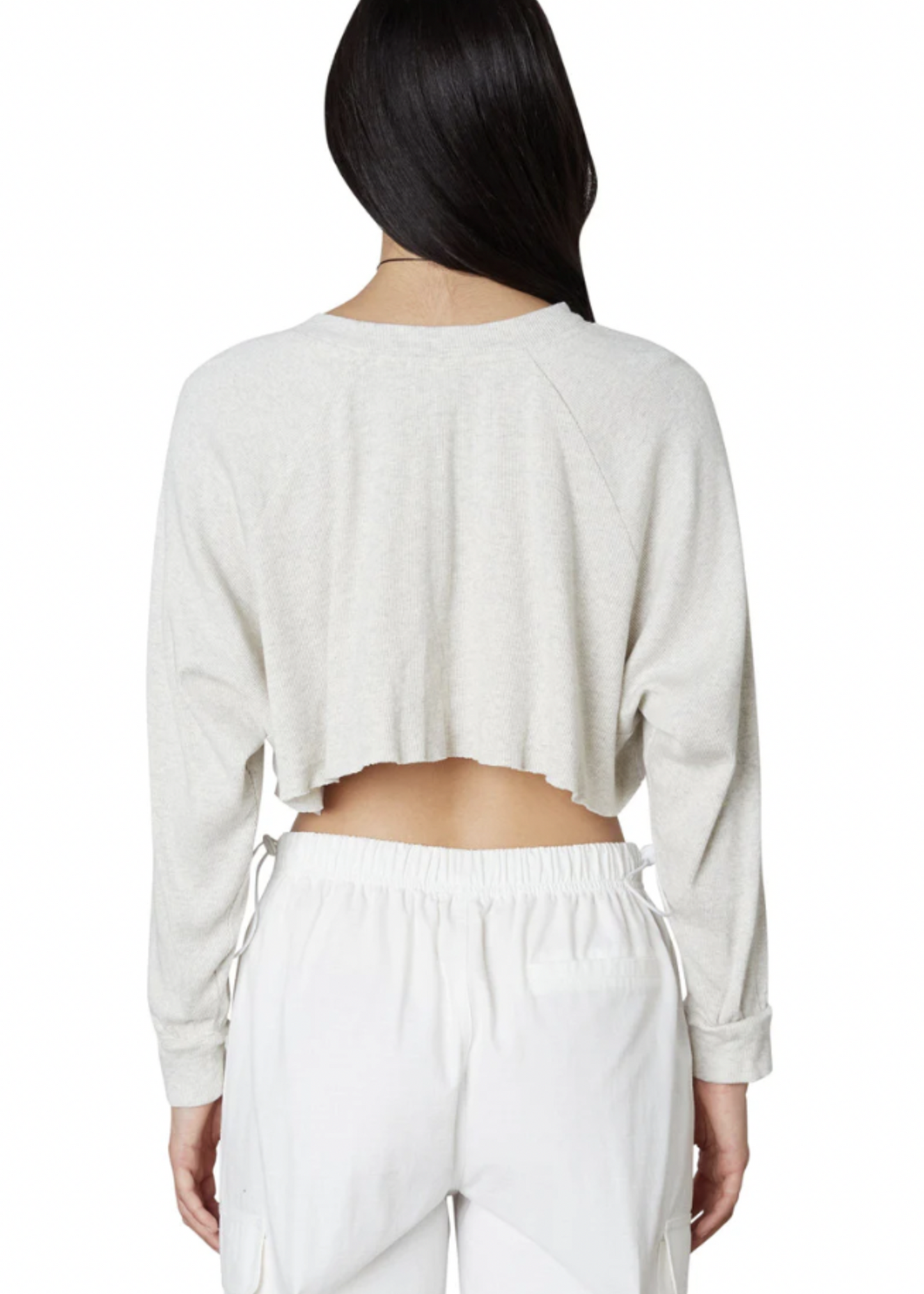 RAGLAN RIBBED TEE