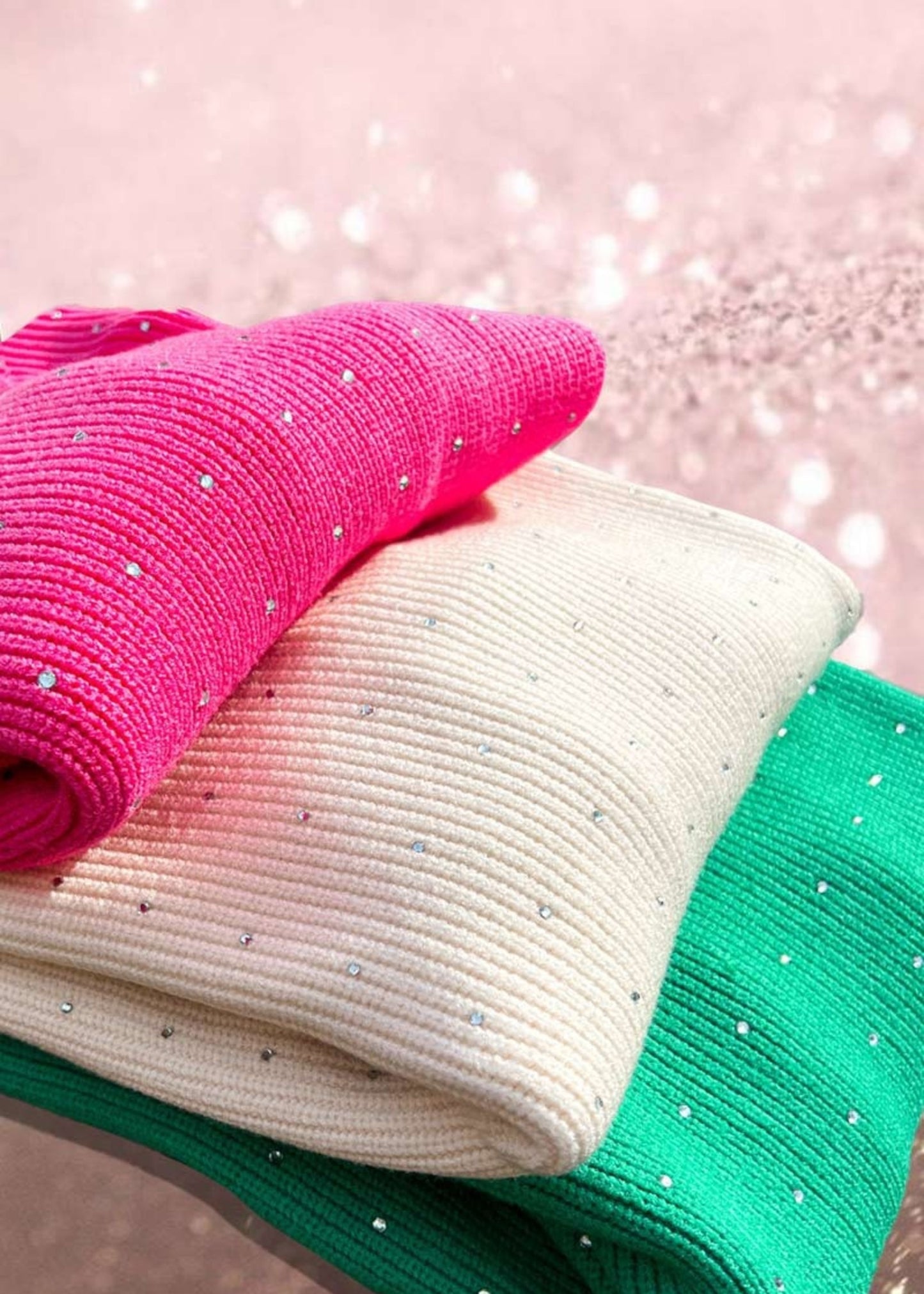 RHINESTONE SWEATER