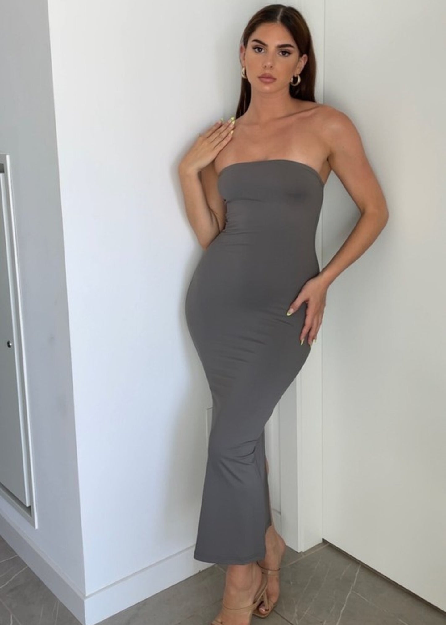 STRAPLESS TUBE DRESS
