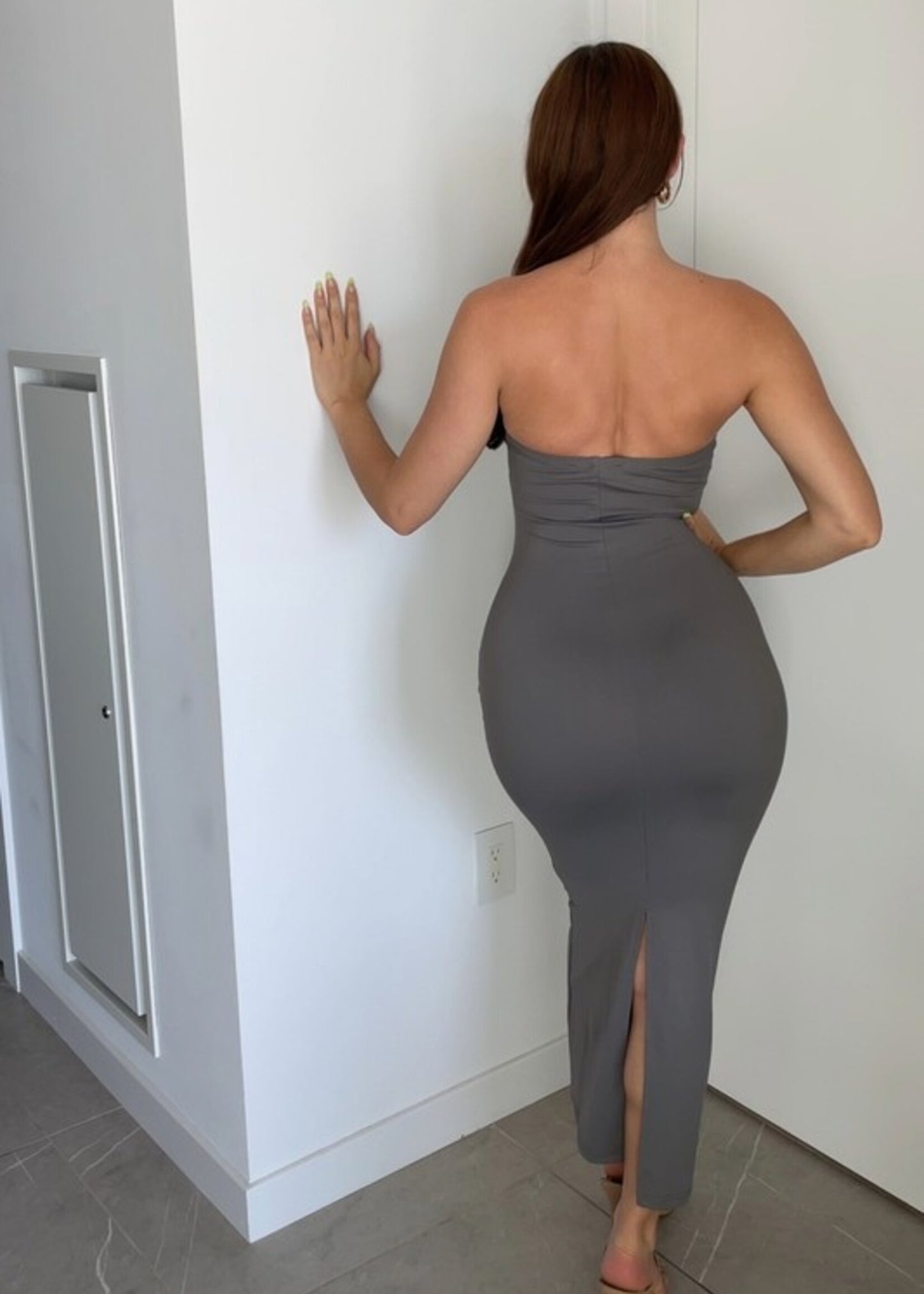 STRAPLESS TUBE DRESS
