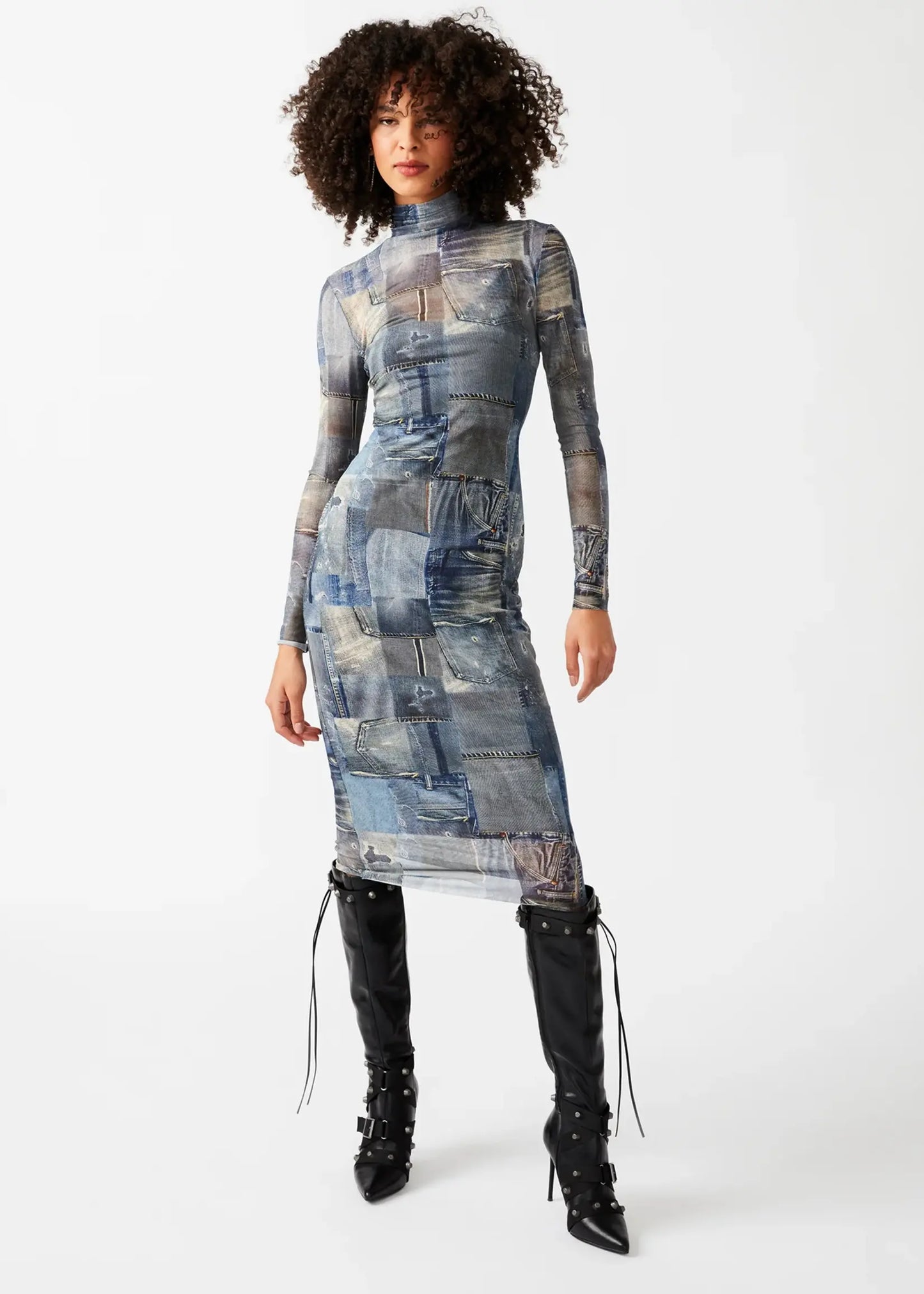 VIVIENNE DENIM DRESS