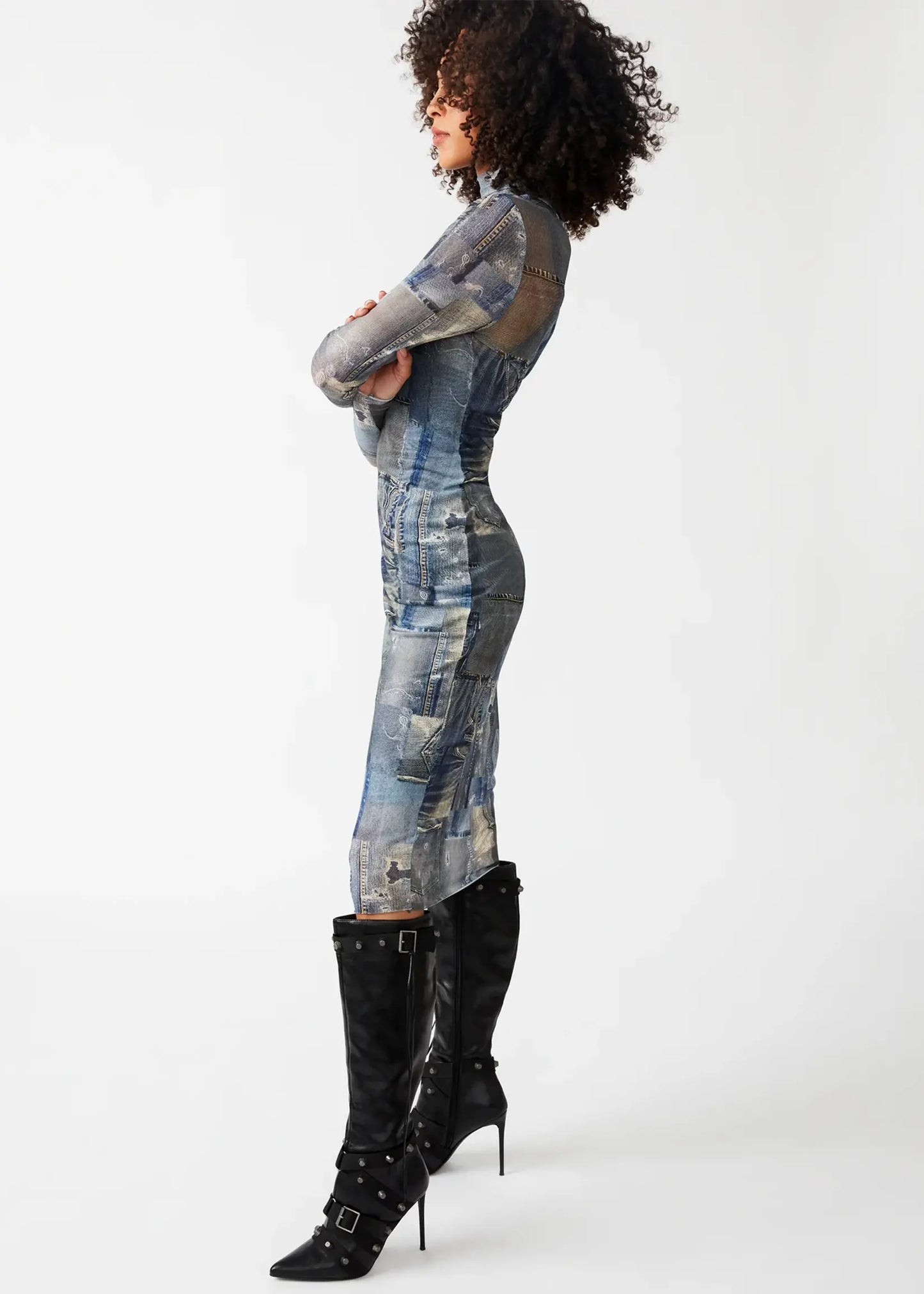 VIVIENNE DENIM DRESS