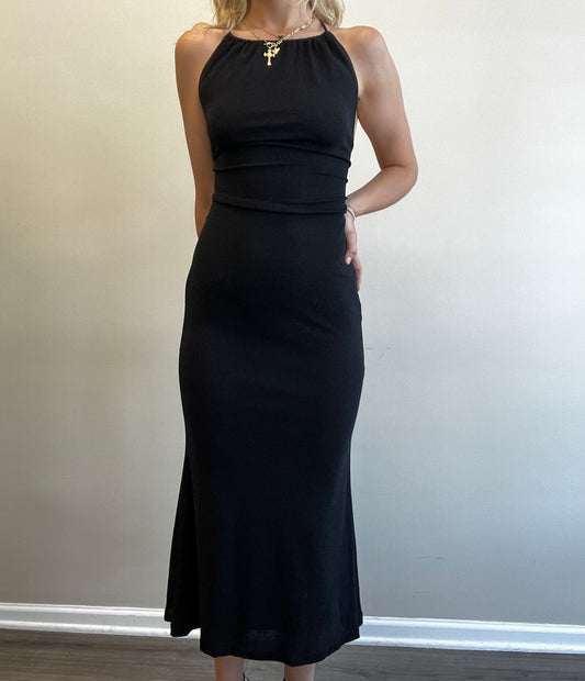 LONG DRESS WITH OPEN BACK