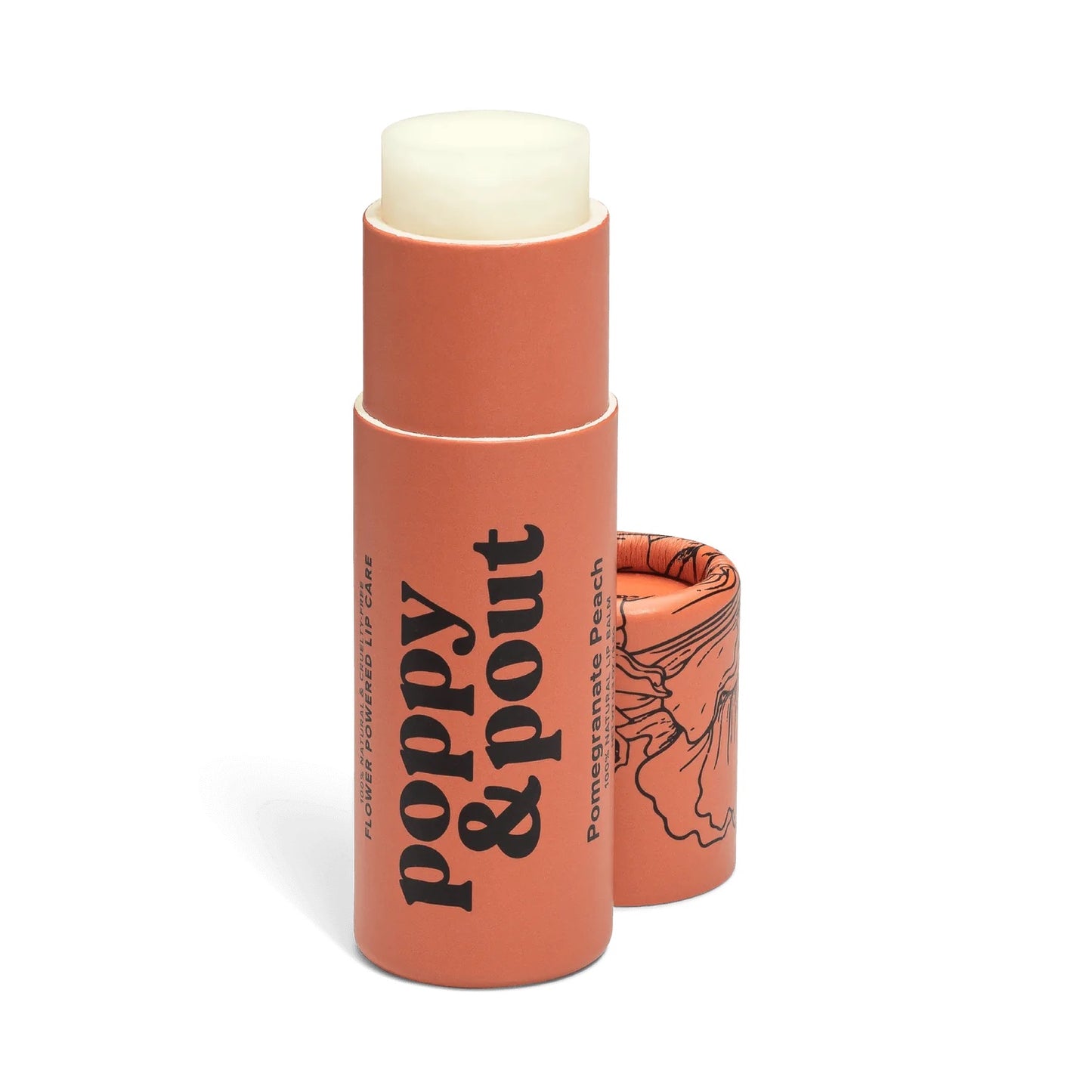 POPPY & POUT POMEGRANATE PEACH LIP BALM