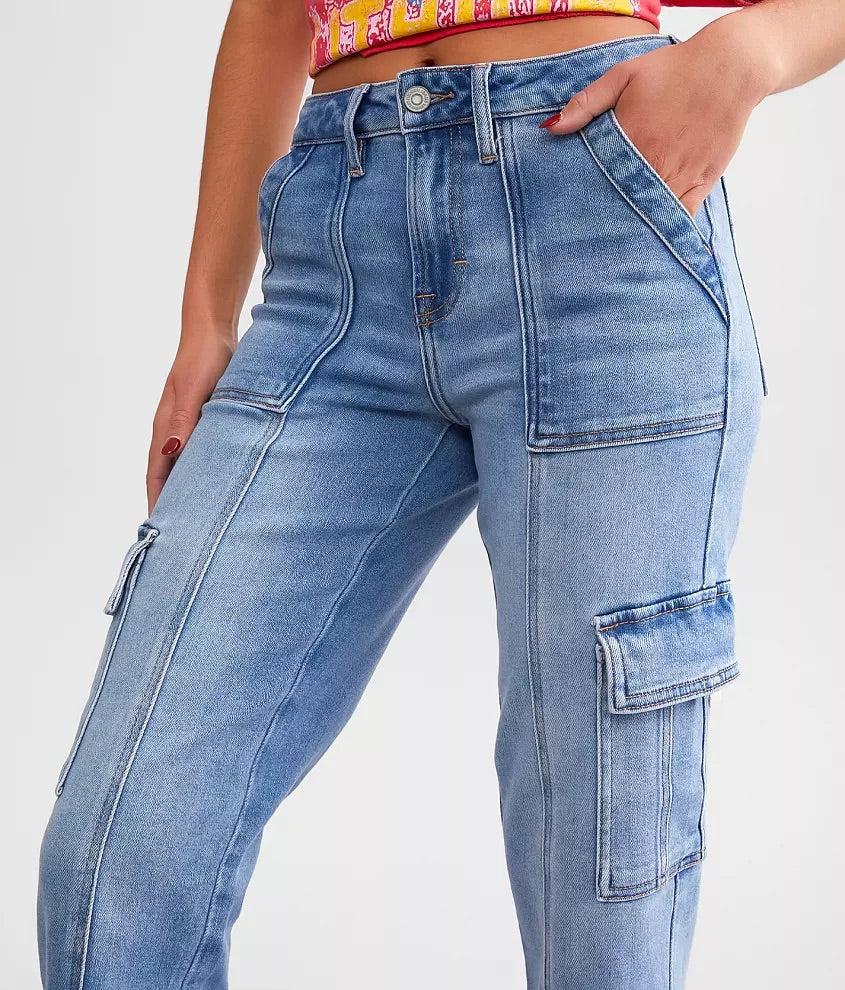 TRACEY CROPPED CARGO JEANS
