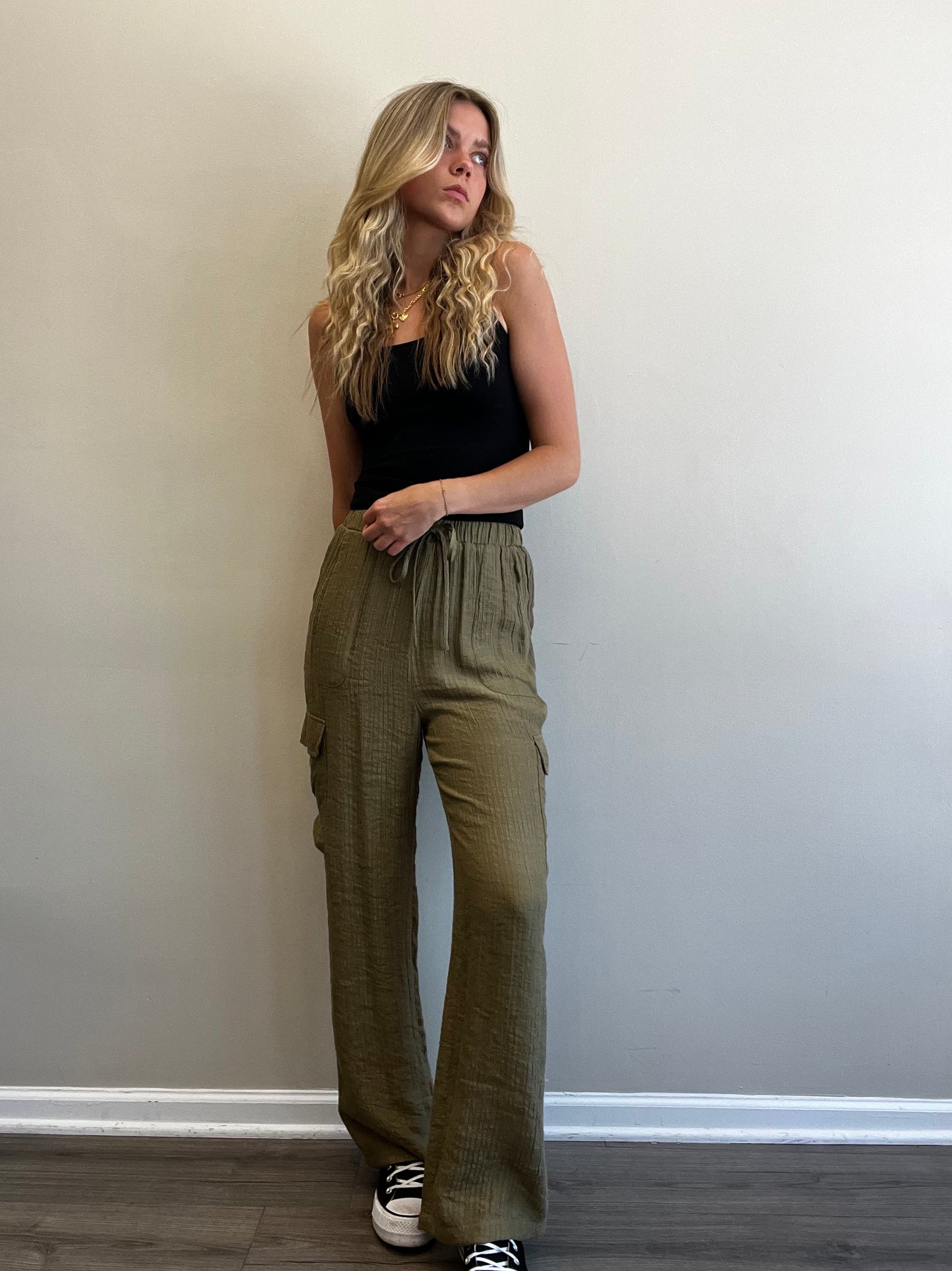 STRAIGHT LEG CARGO PANTS