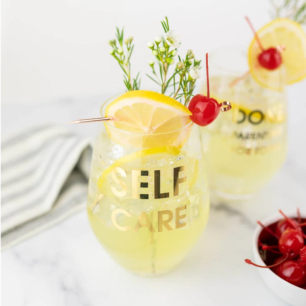 SELF CARE WINE GLASS