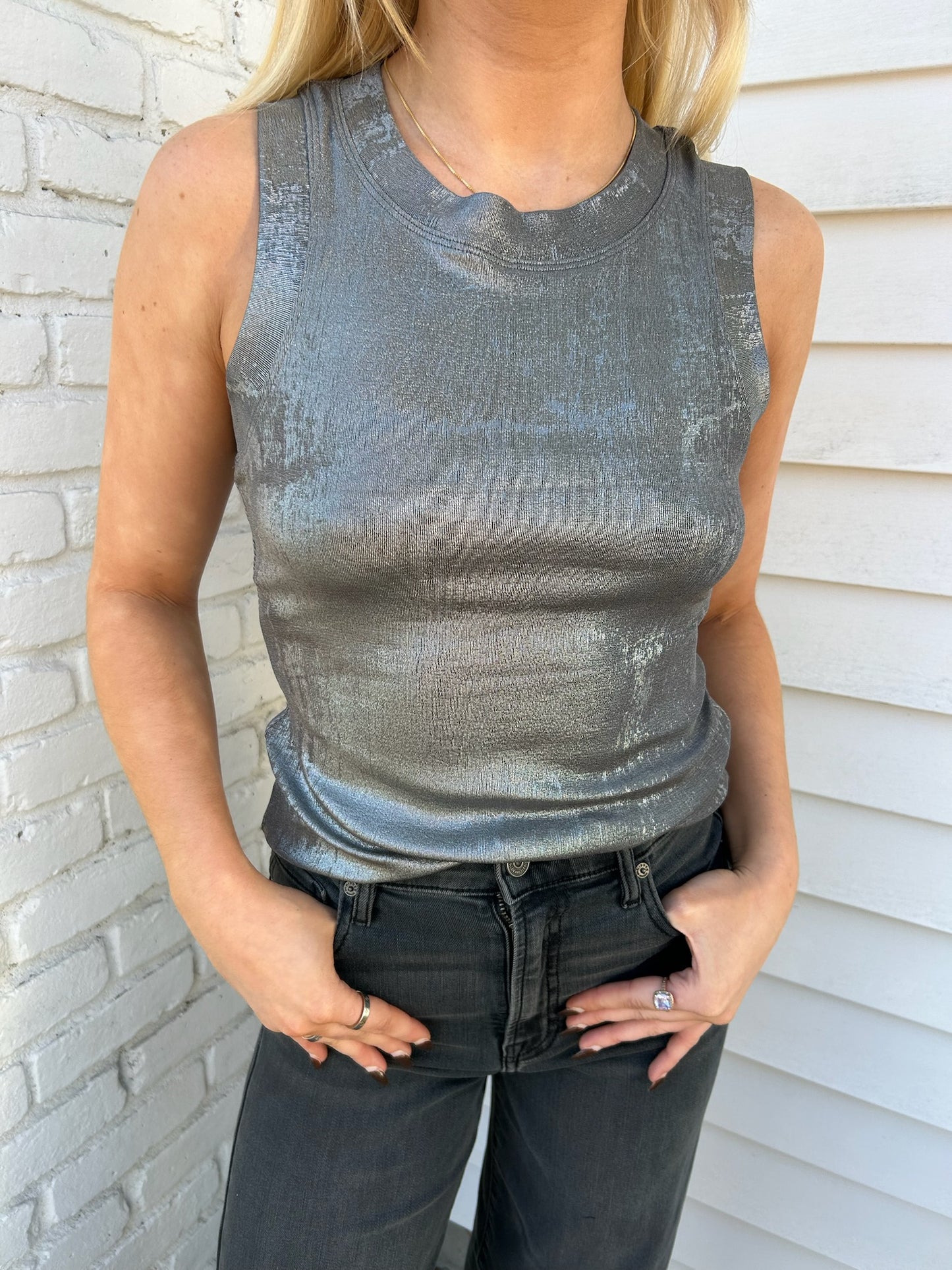 GLITTER TANK TOP