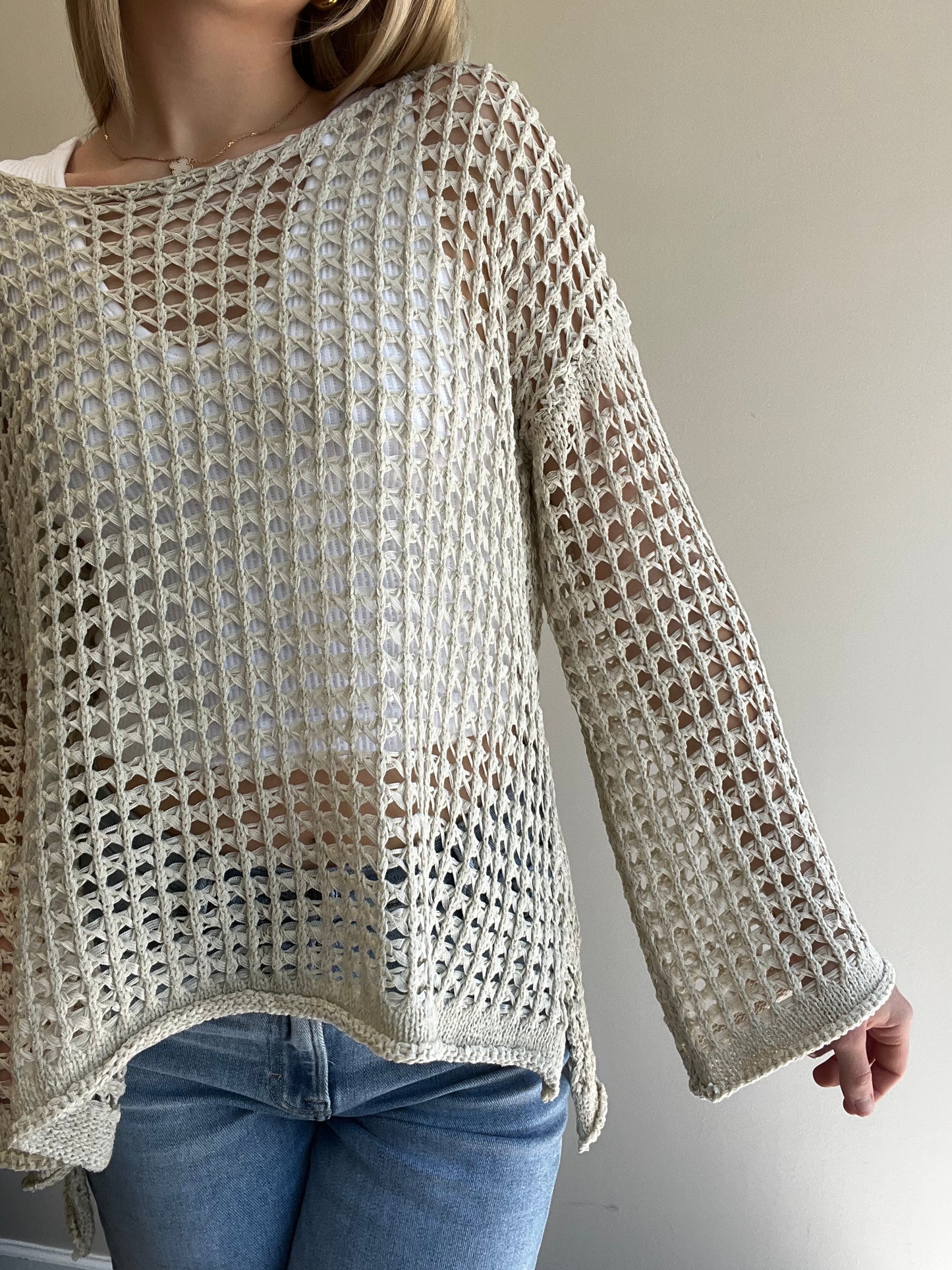 BECKY CROCHET SWEATER