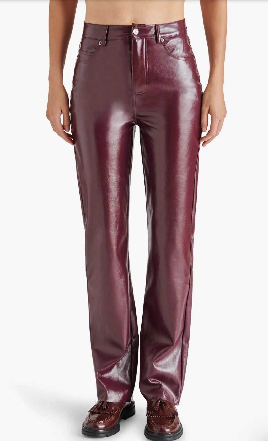 LOREN LEATHER FAUX PANTS