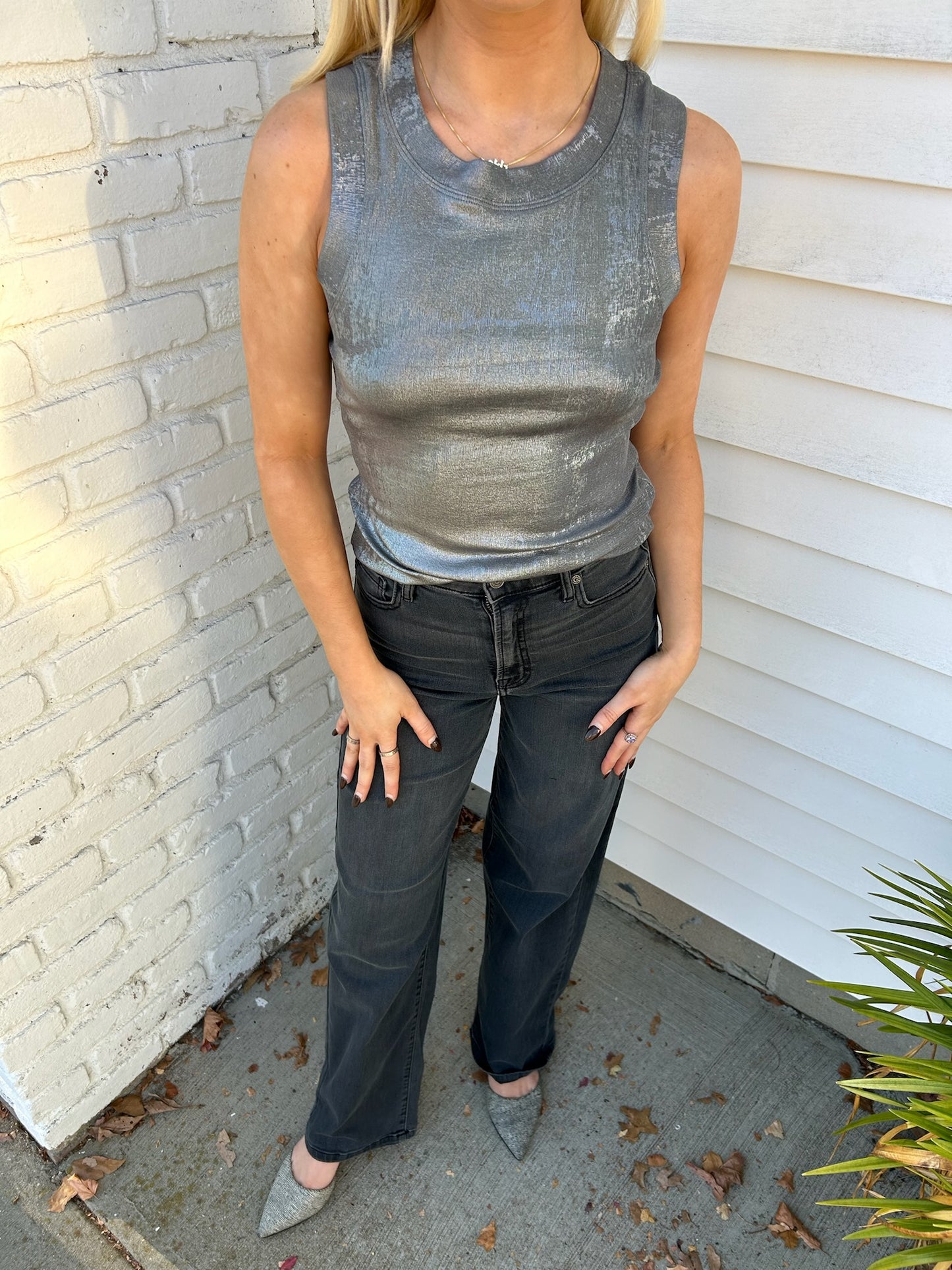 GLITTER TANK TOP