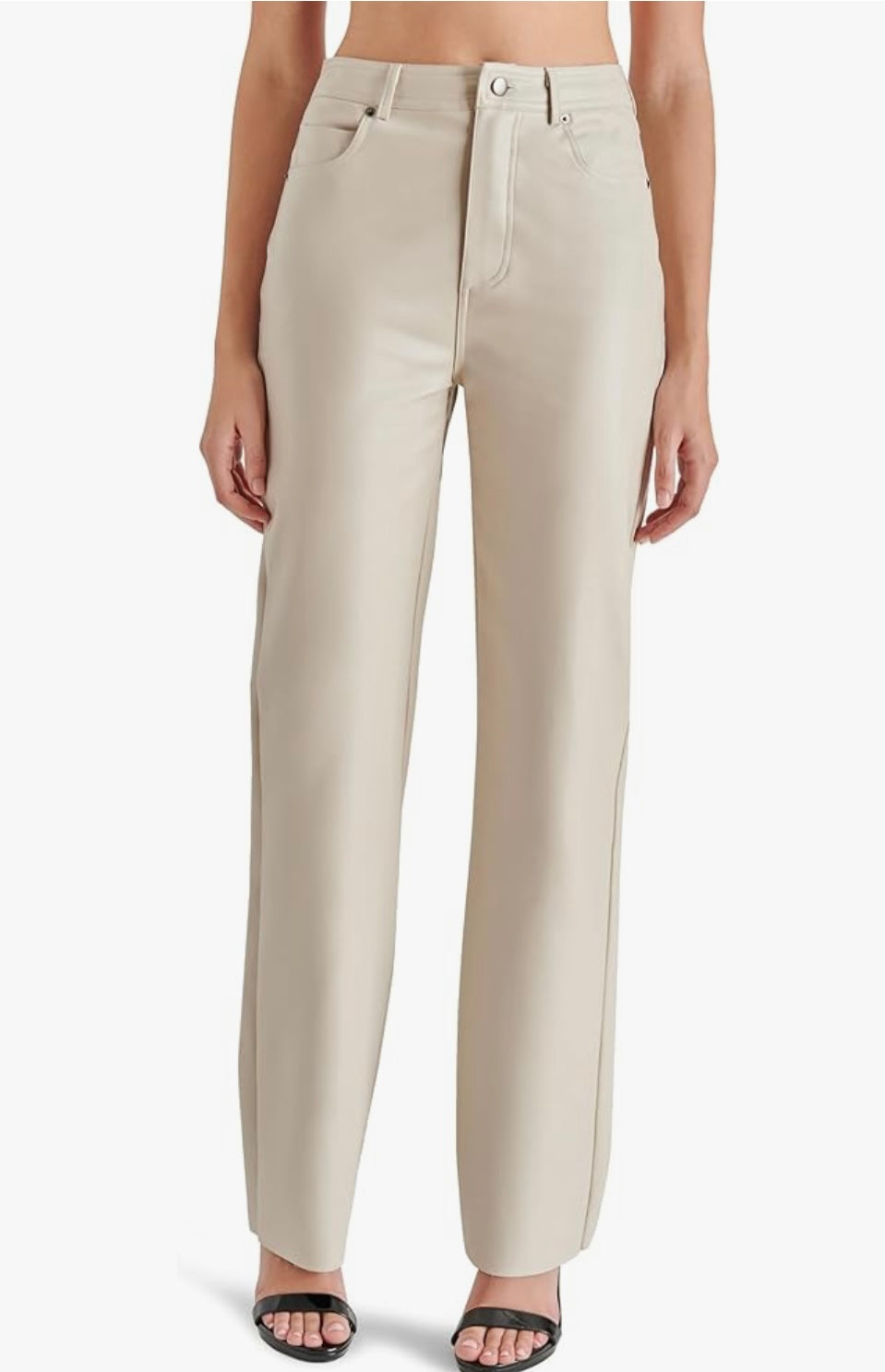 LOREN LEATHER FAUX PANTS