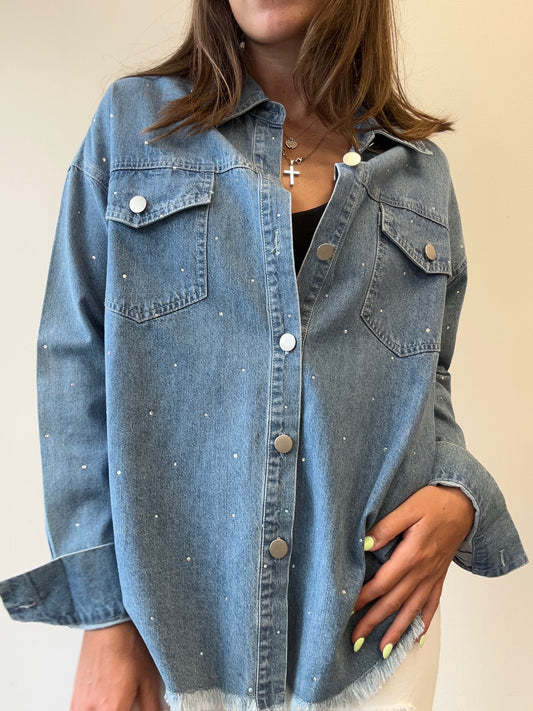 OVERSIZED DENIM SHACKET