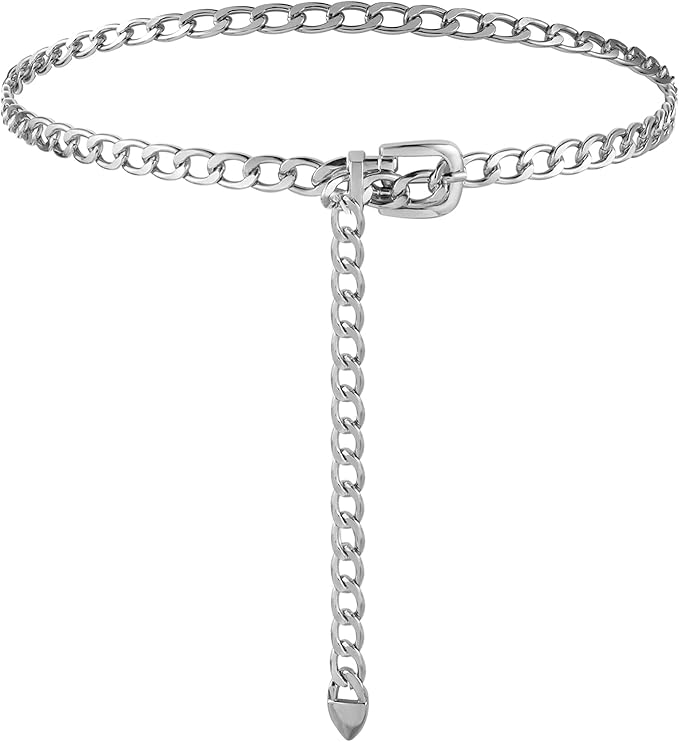 SILVER CHAIN BELT