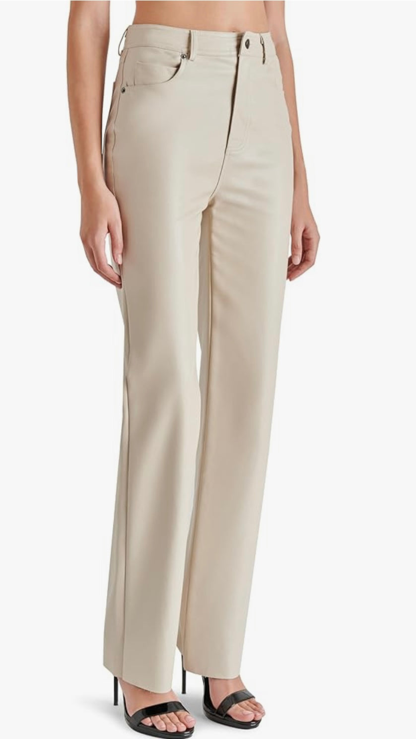 LOREN LEATHER FAUX PANTS